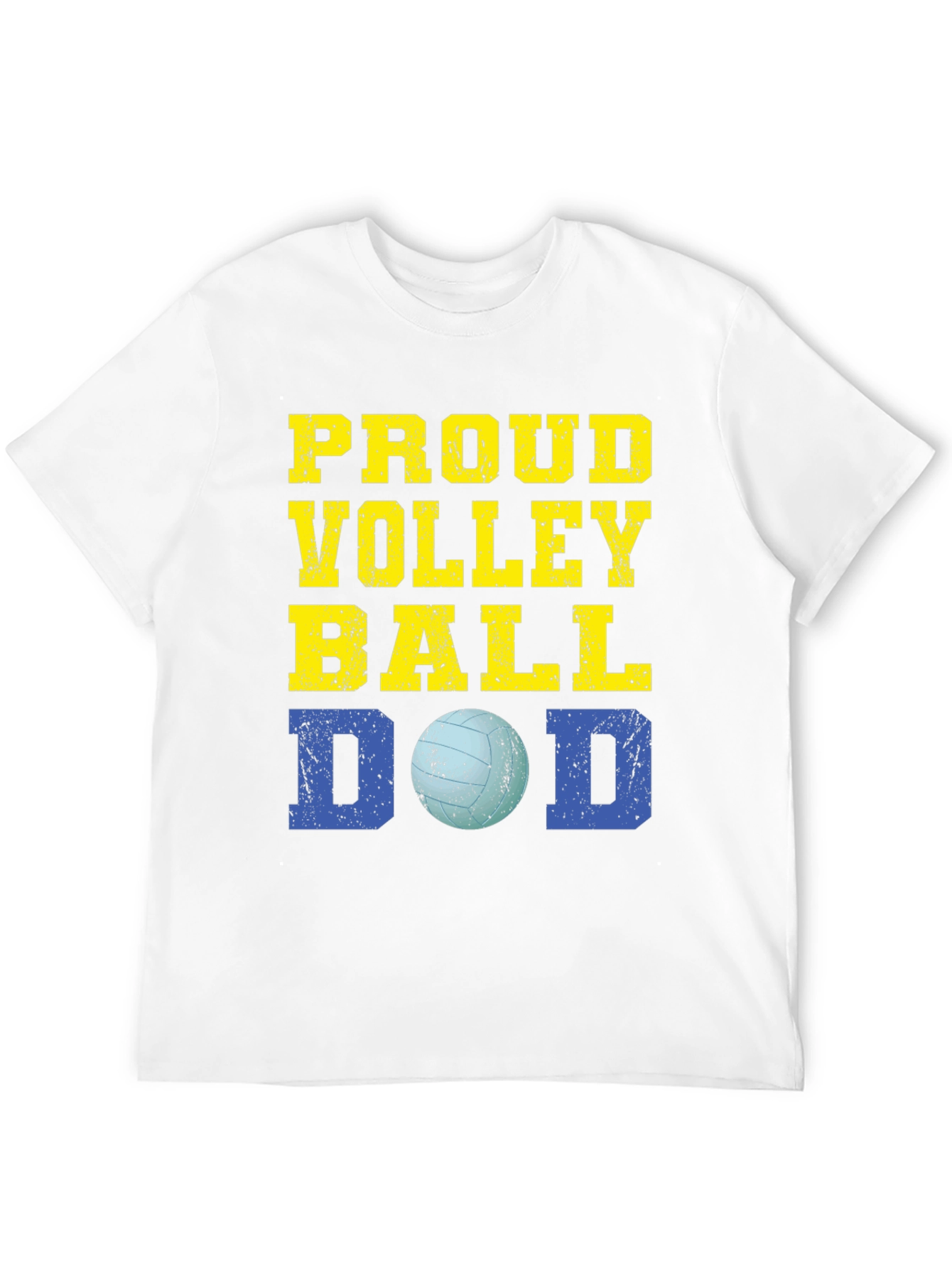 Proud Volleyball Dad Graphic T-Shirt