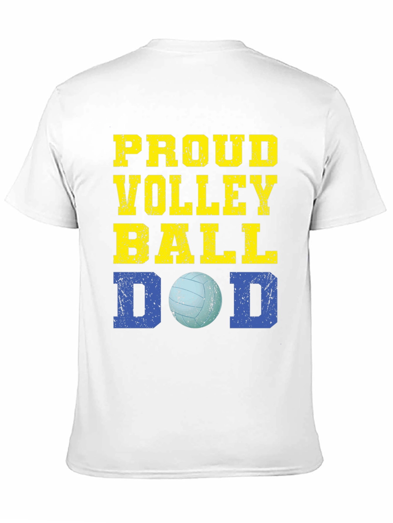 Proud Volleyball Dad Graphic T-Shirt