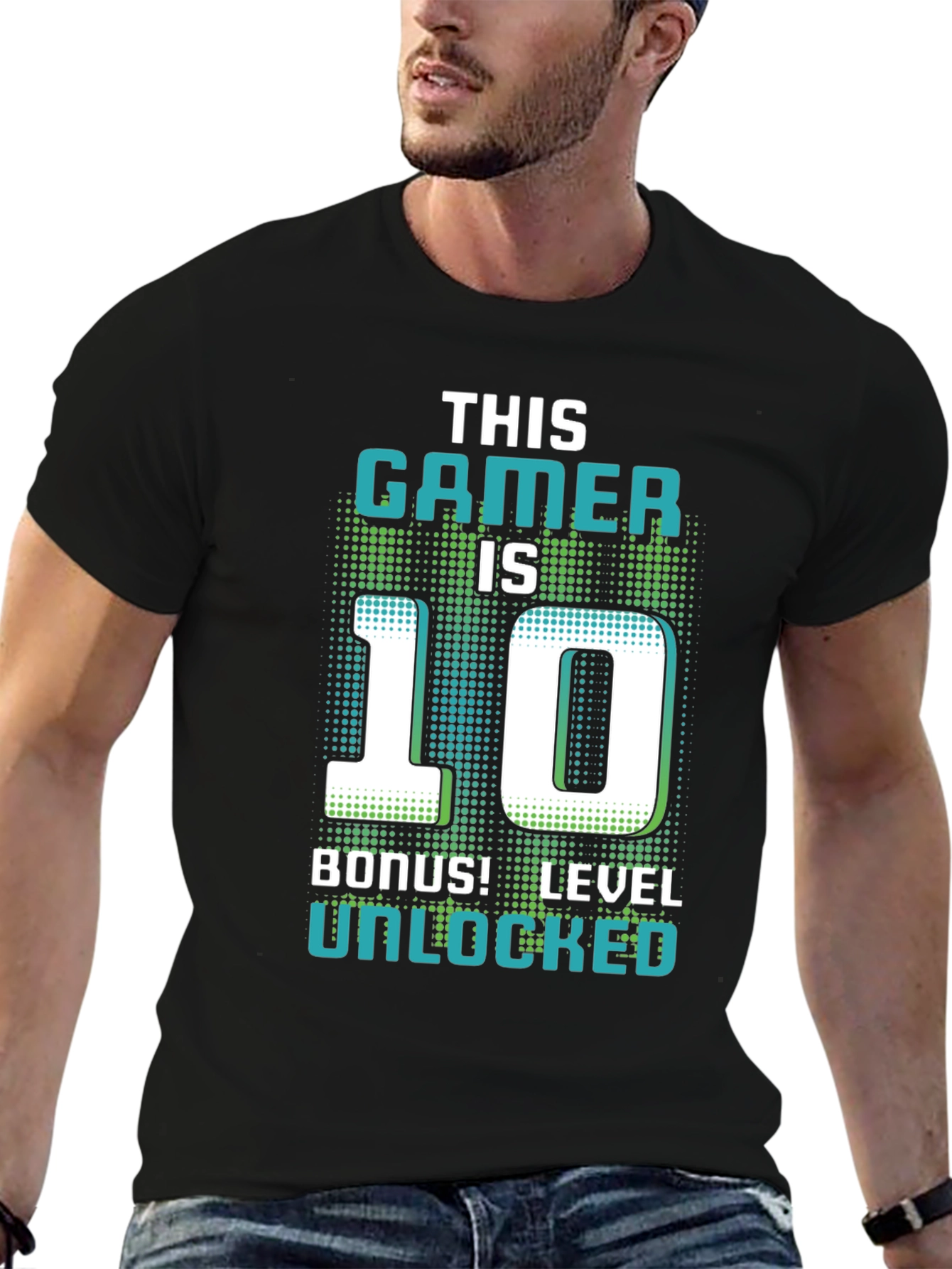 Gamer 10th Birthday Level Unlocked T-Shirt