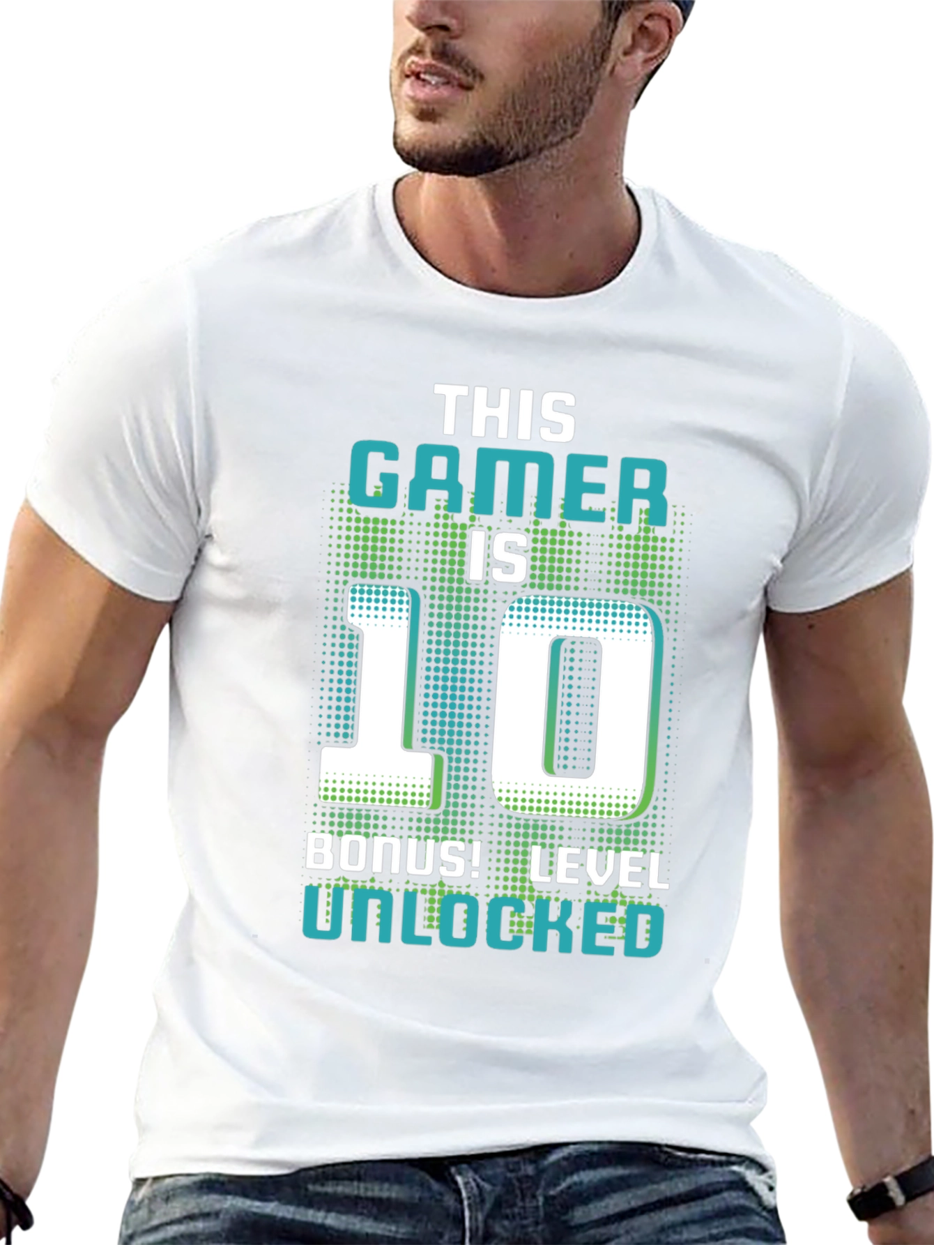 Gamer 10th Birthday Level Unlocked T-Shirt