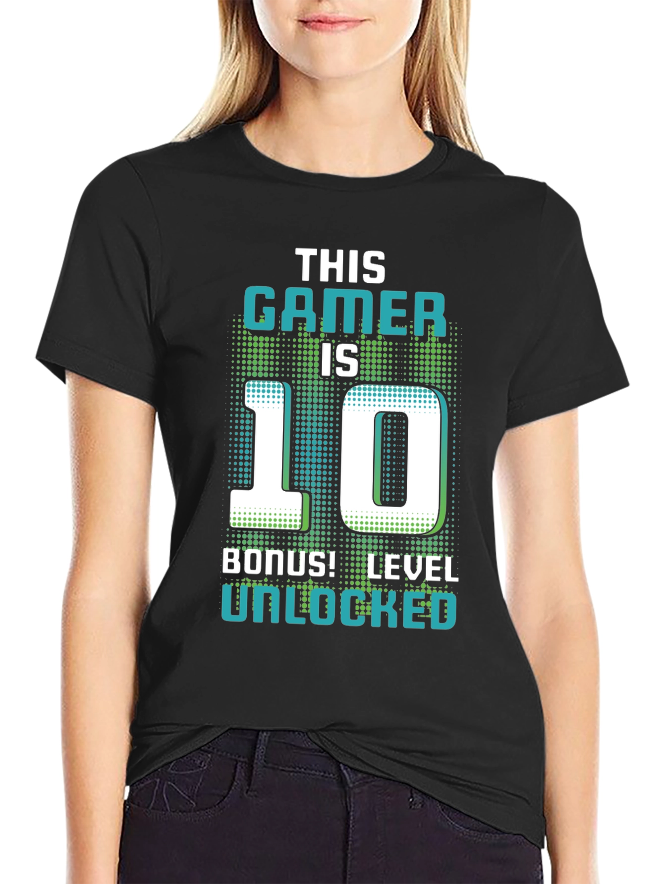 Gamer 10th Birthday Level Unlocked T-Shirt