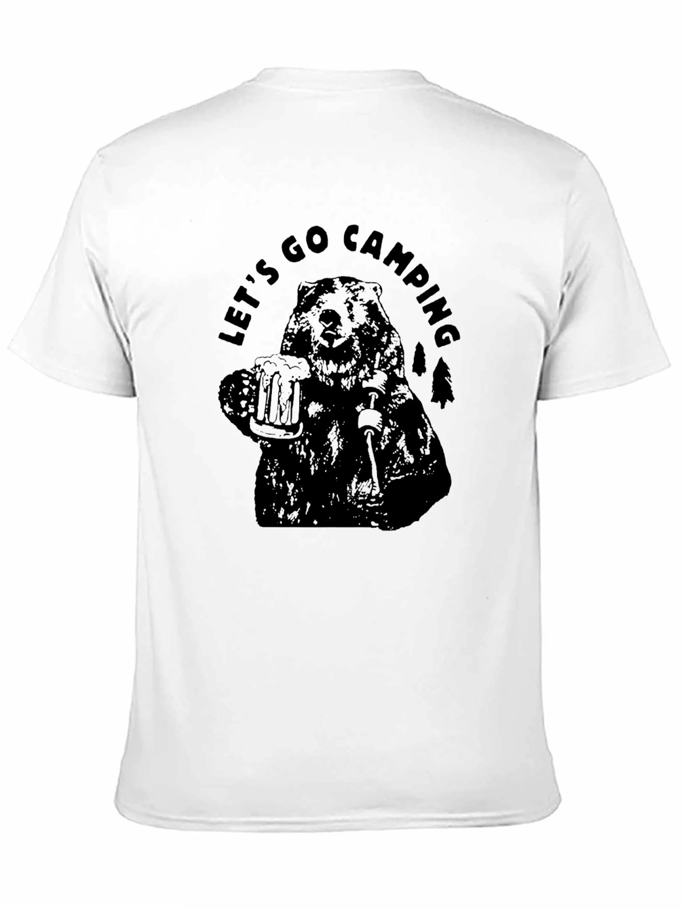 Lets Go Camping Bear T-Shirt