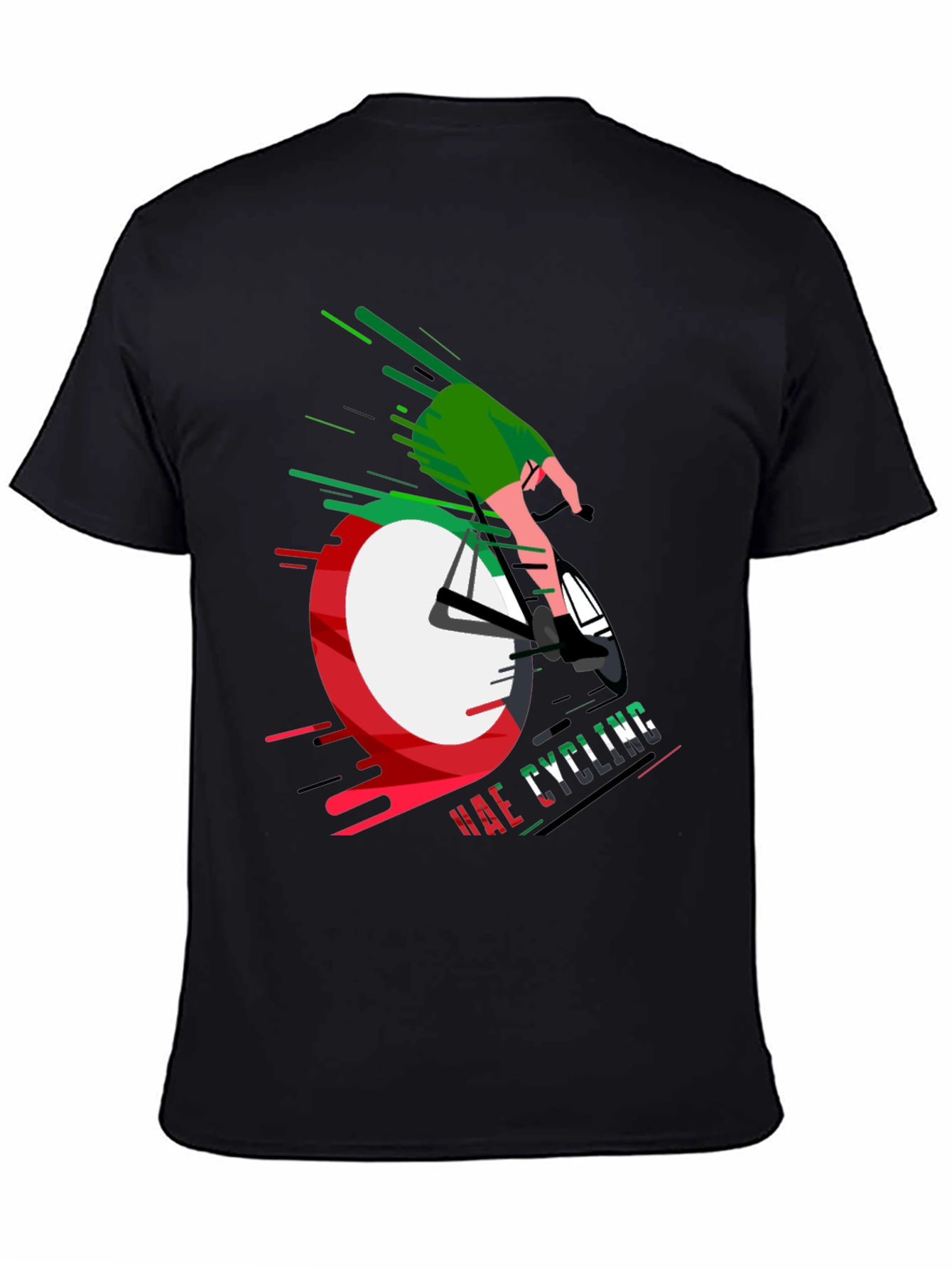 UAE Cycling Black T-Shirt Unique Design