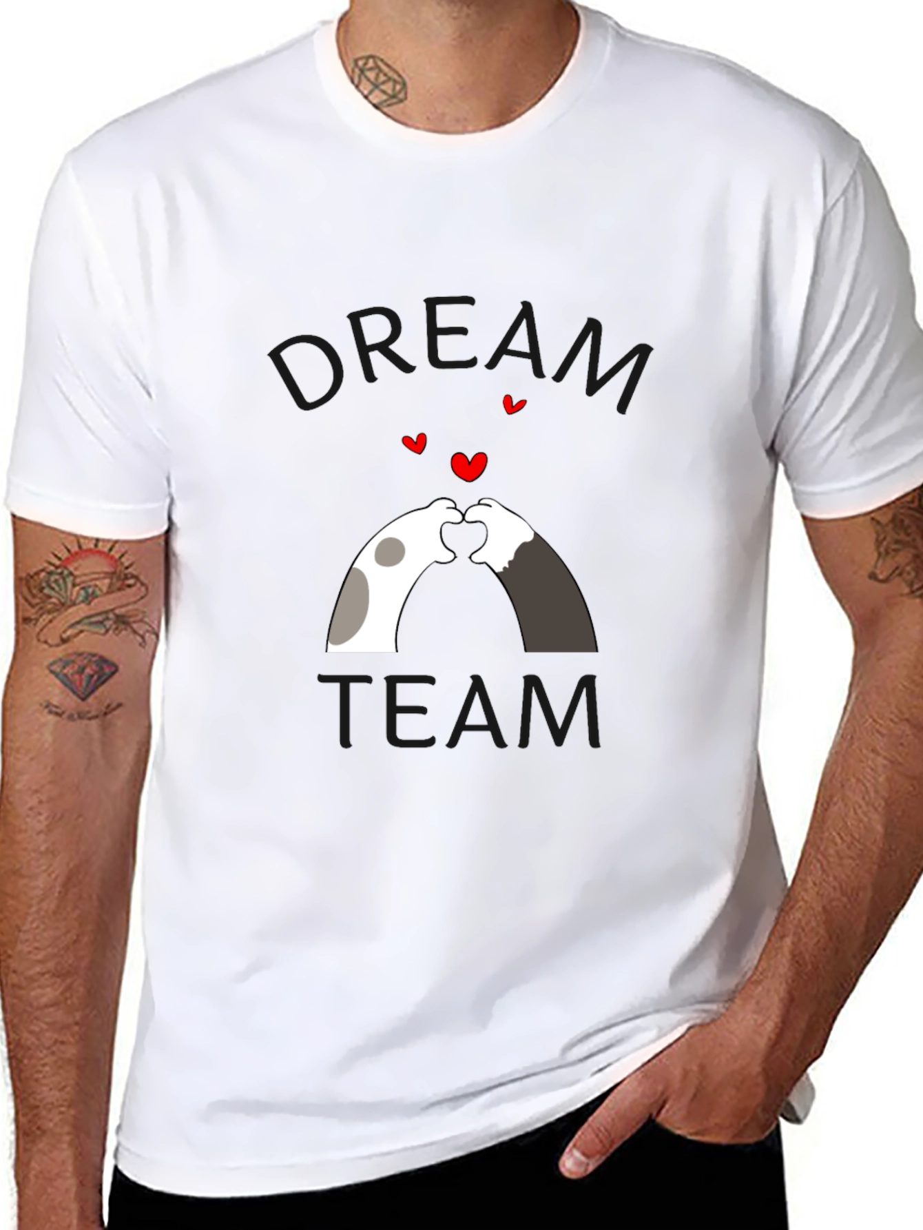 Team Love Heart Hands T-Shirt