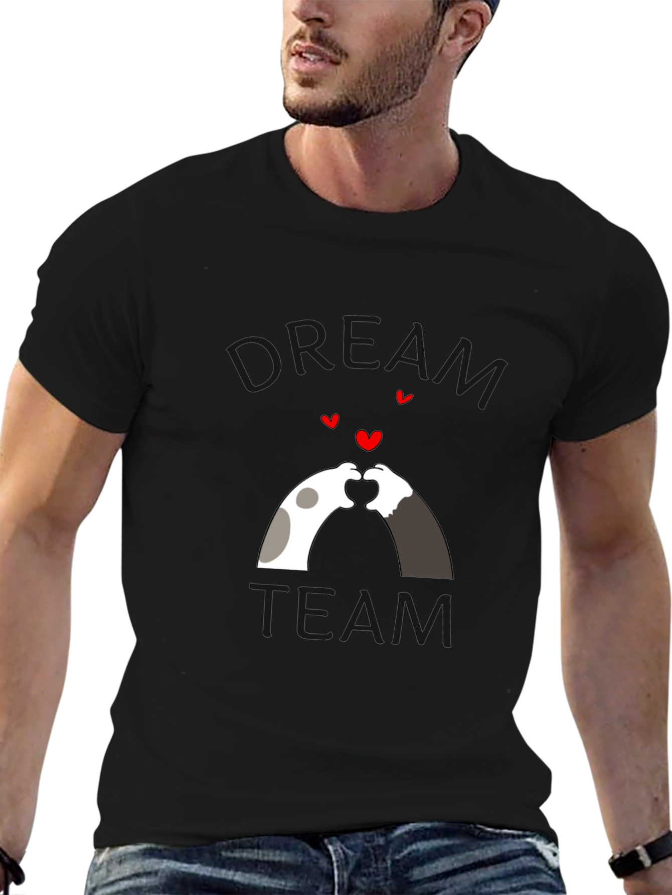 Team Love Heart Hands T-Shirt