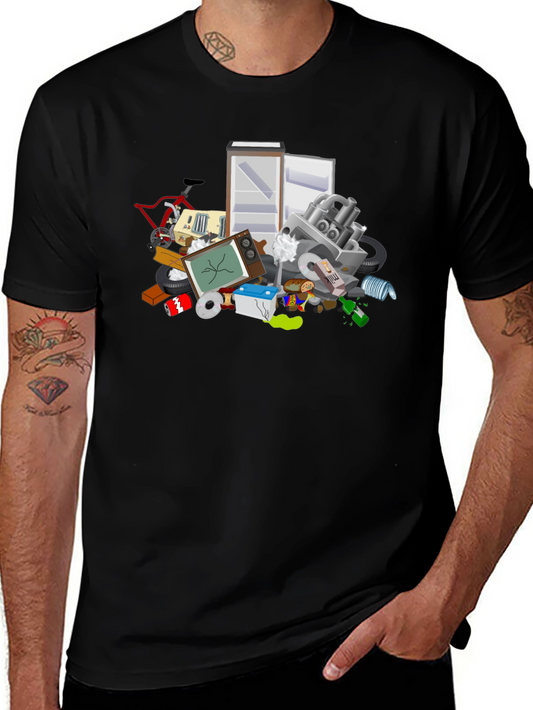 Garbage Pile Graphic T-Shirt - Eco-Friendly Fashion