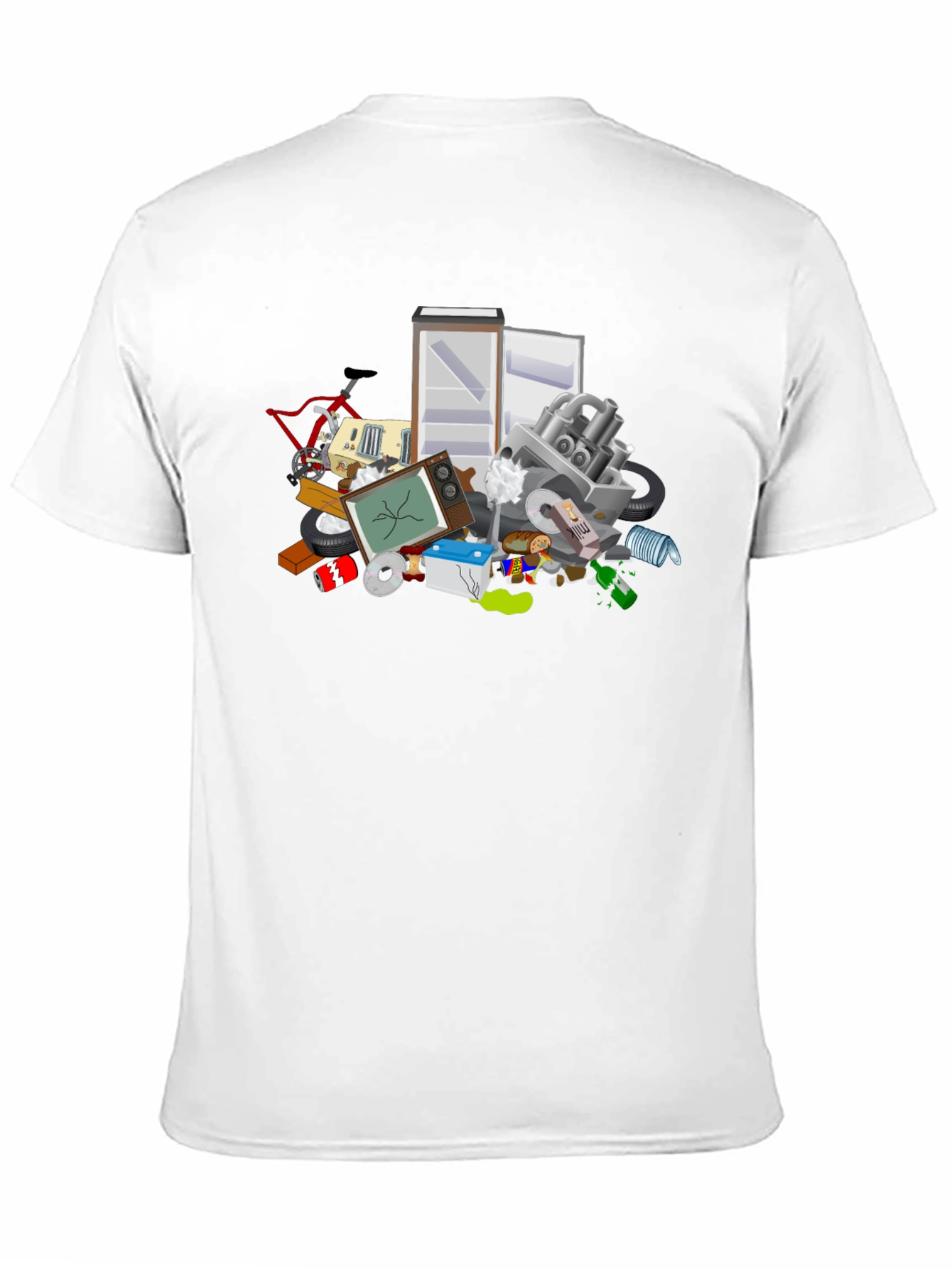Garbage Pile Graphic T-Shirt - Eco-Friendly Fashion