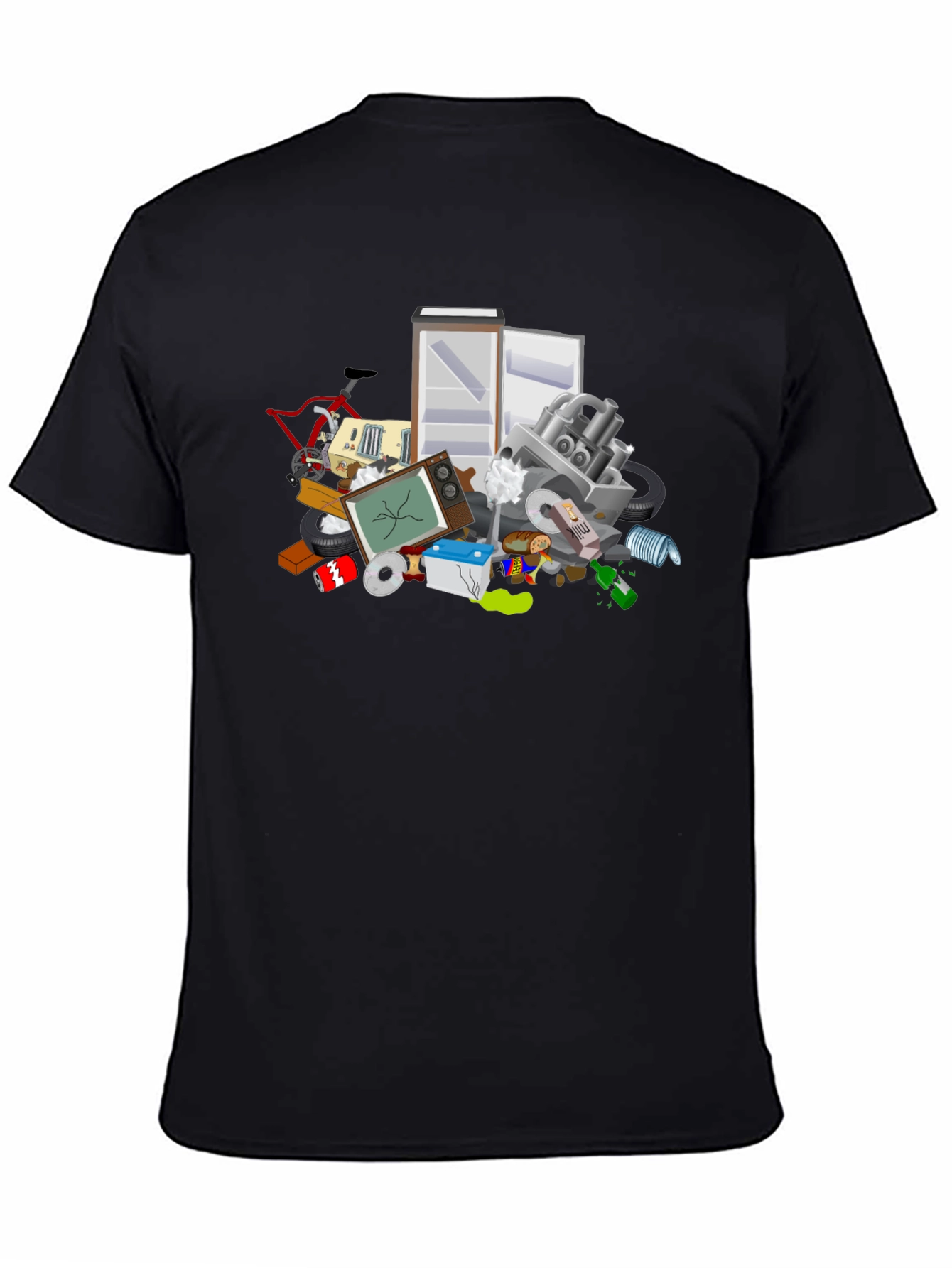 Garbage Pile Graphic T-Shirt - Eco-Friendly Fashion