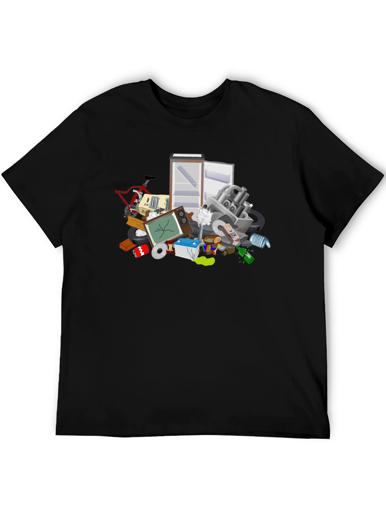 Garbage Pile Graphic T-Shirt - Eco-Friendly Fashion