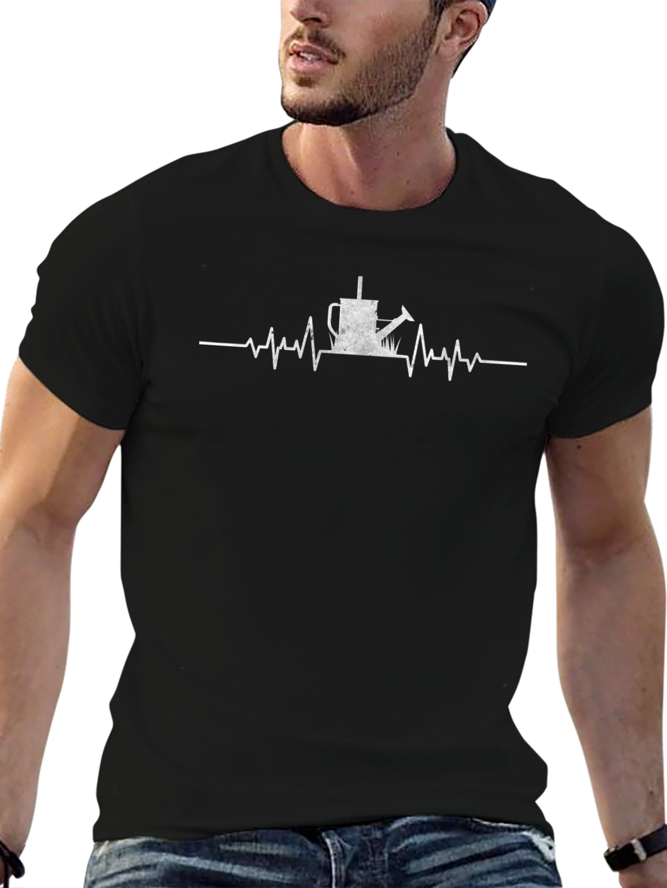 Gardening Heartbeat T-Shirt - Gardener Gift