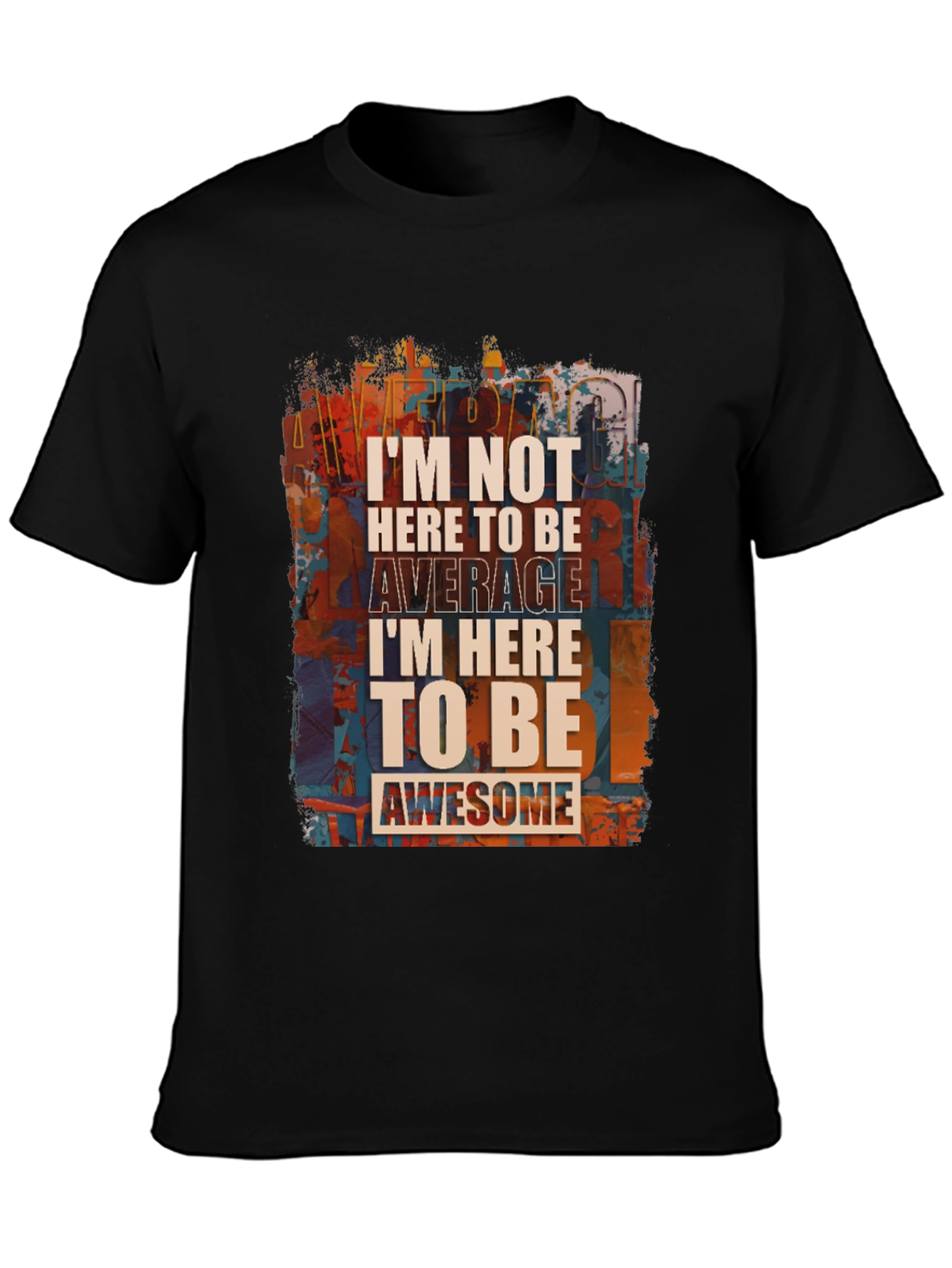Awesome Mindset Mens Black T-Shirt