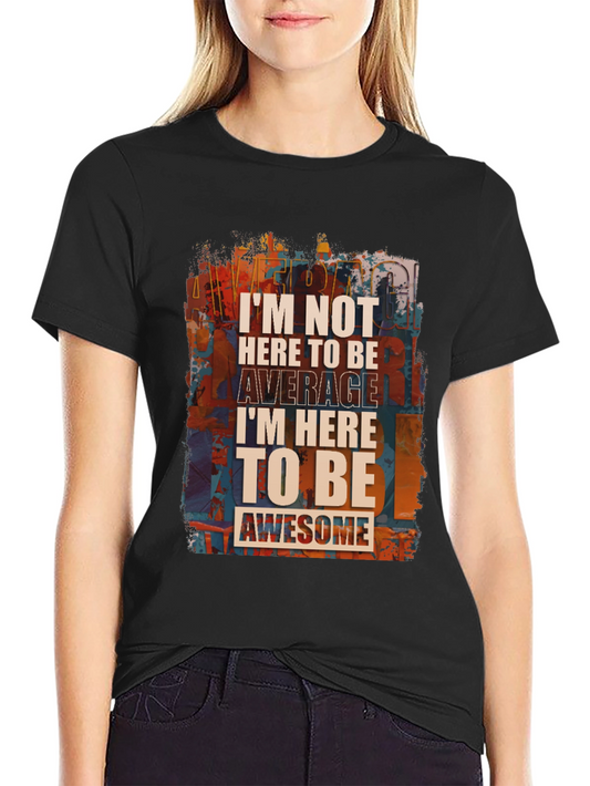 Awesome Mindset Mens Black T-Shirt