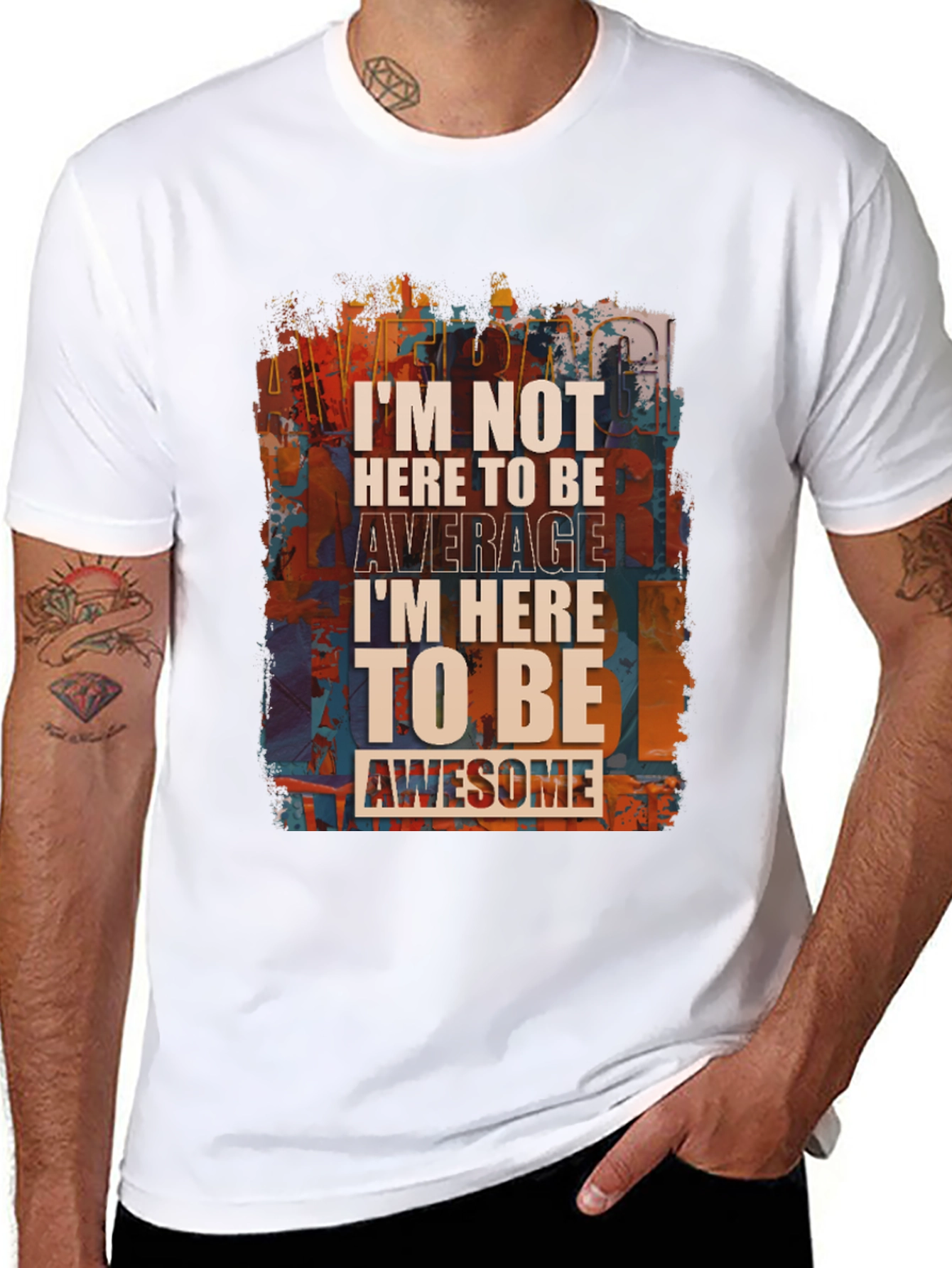Awesome Mindset Mens Black T-Shirt