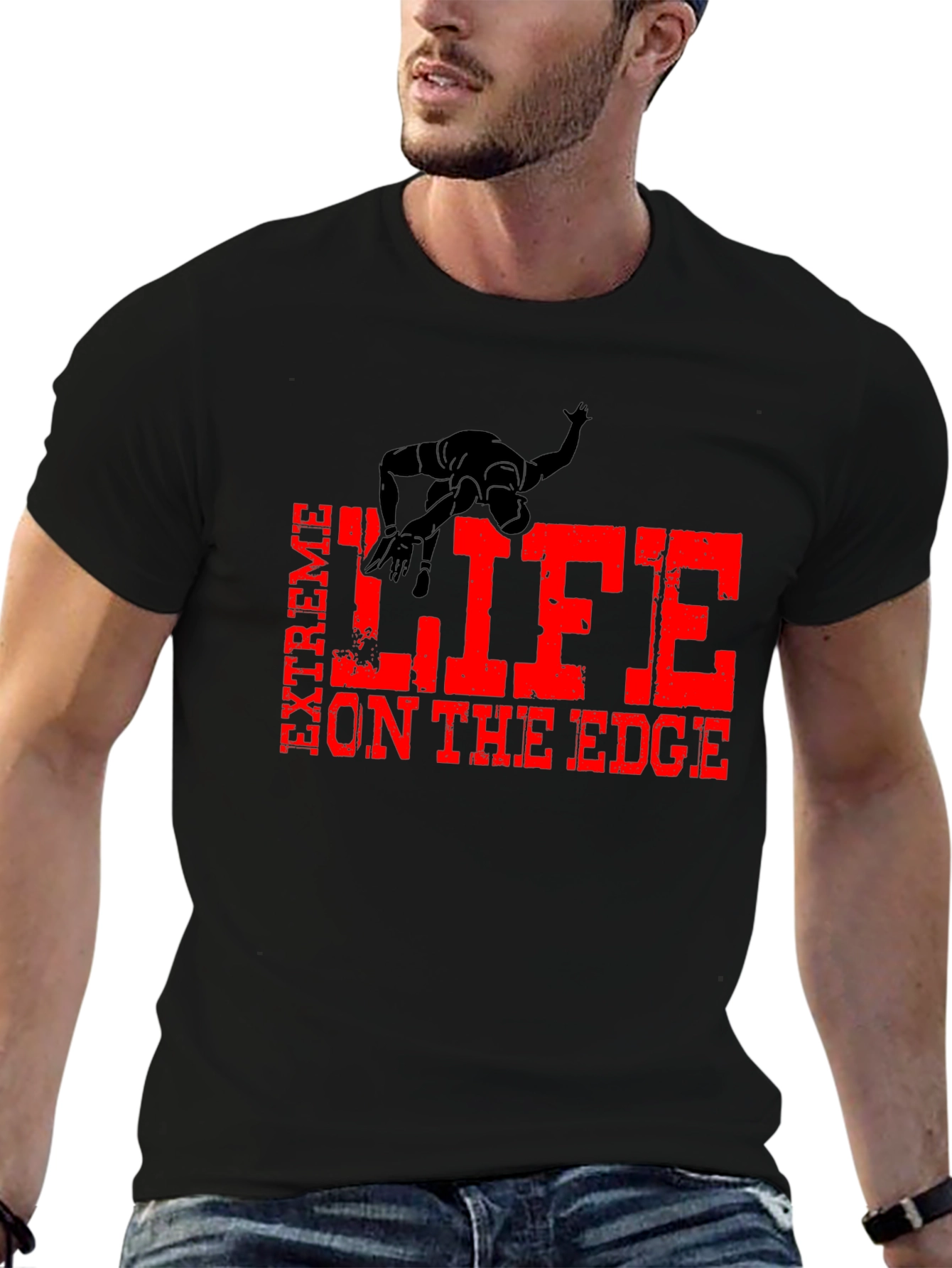 Extreme Life On The Edge Graphic Tee
