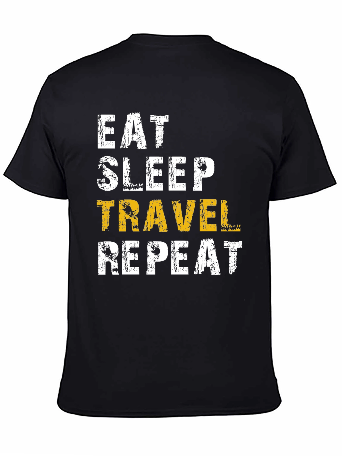 Eat Sleep Travel Repeat Graphic Tee