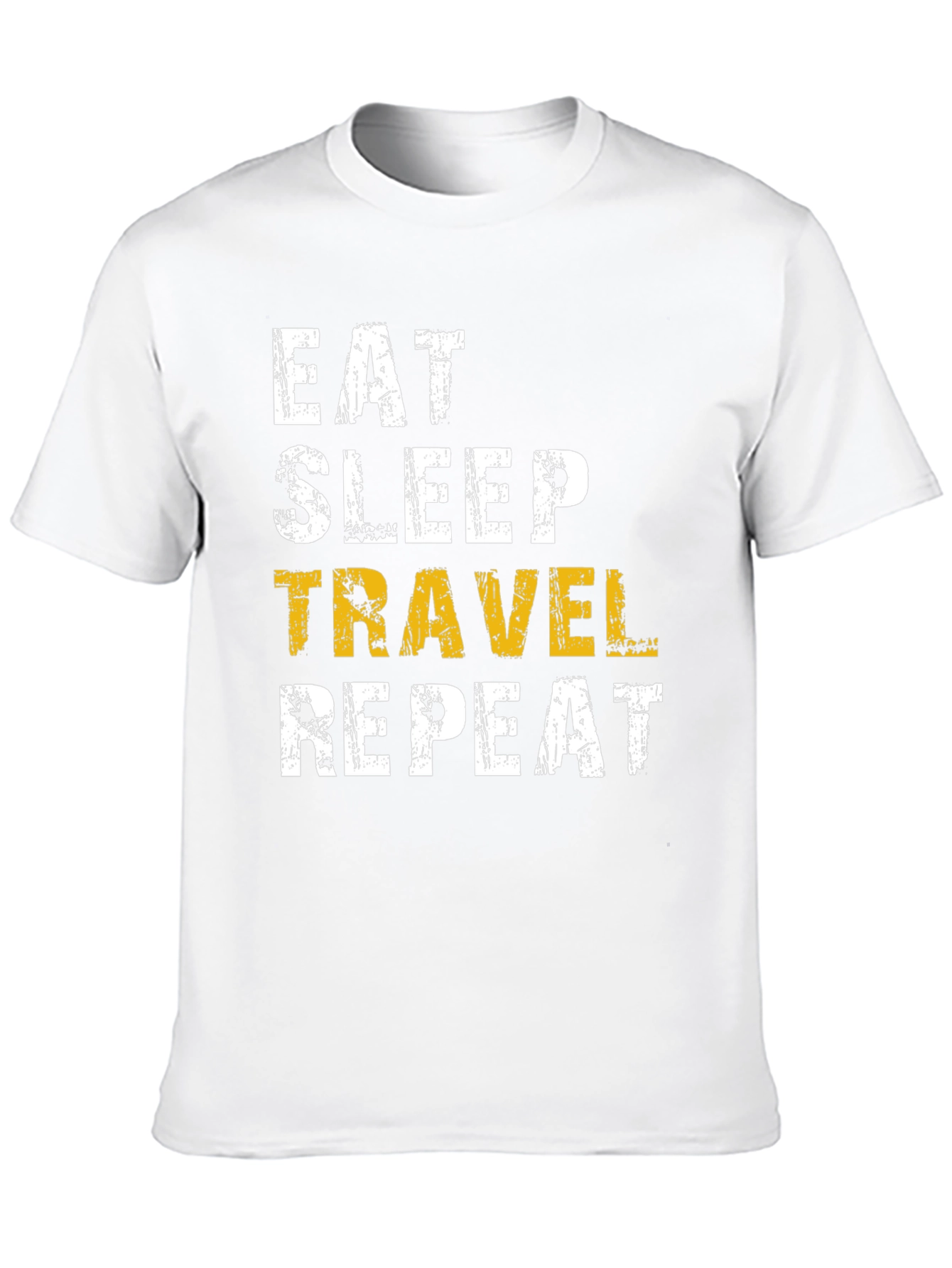 Eat Sleep Travel Repeat Graphic Tee