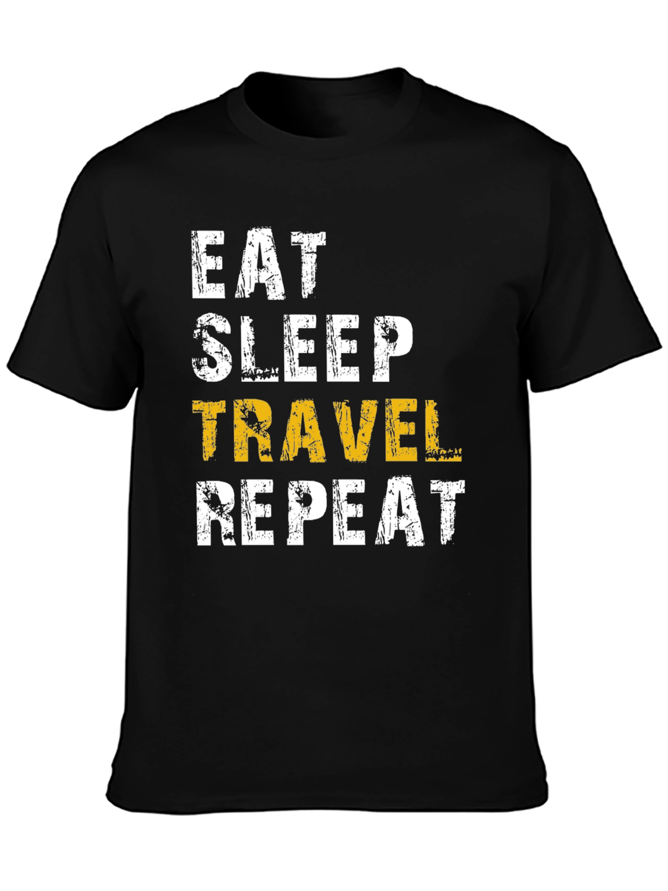 Eat Sleep Travel Repeat Graphic Tee
