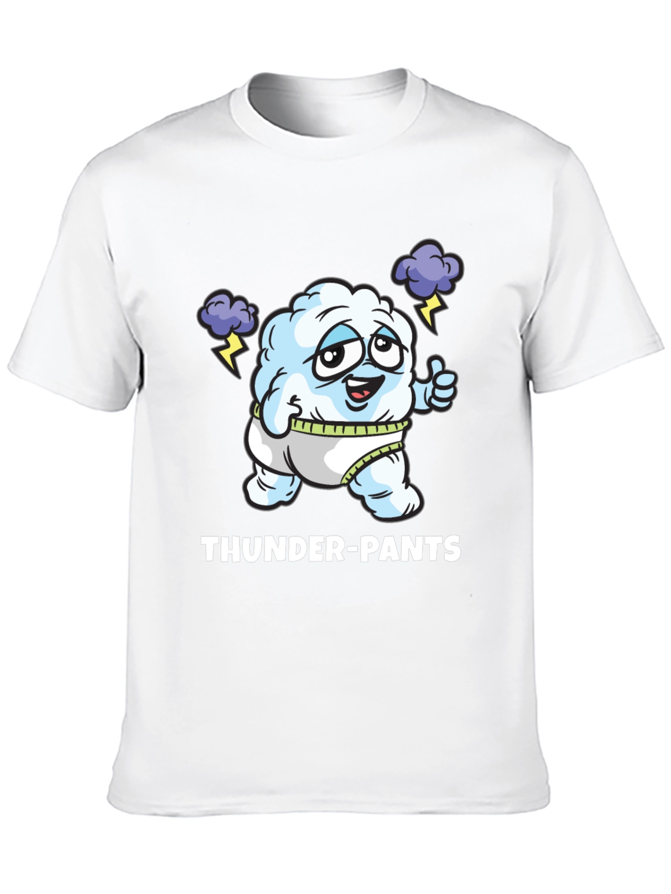 Thunder Pants Funny Graphic T-Shirt