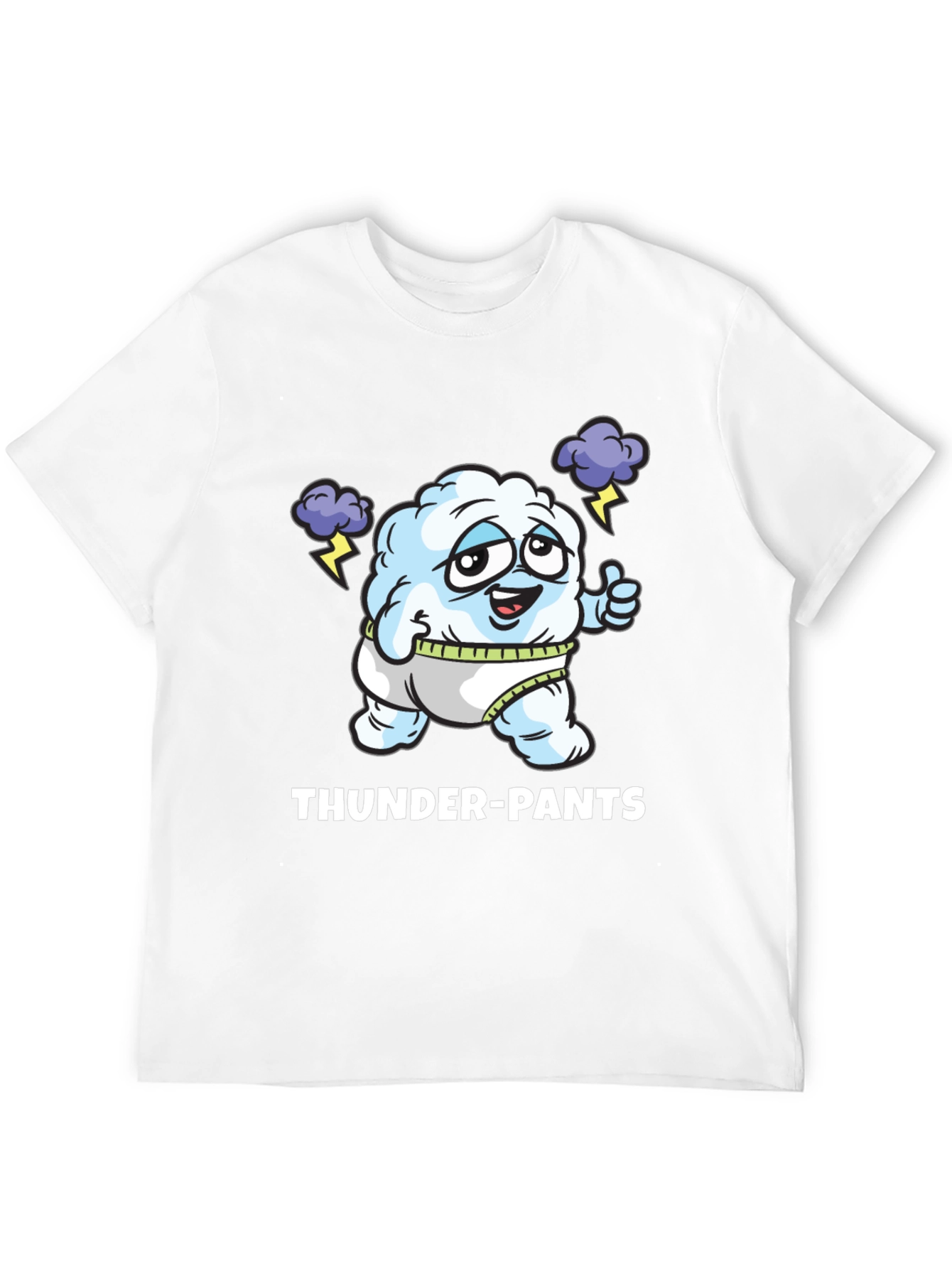 Thunder Pants Funny Graphic T-Shirt