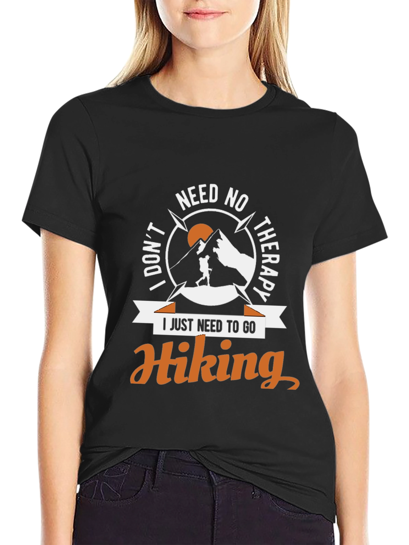 Hiking Therapy T-Shirt - Adventure Awaits!