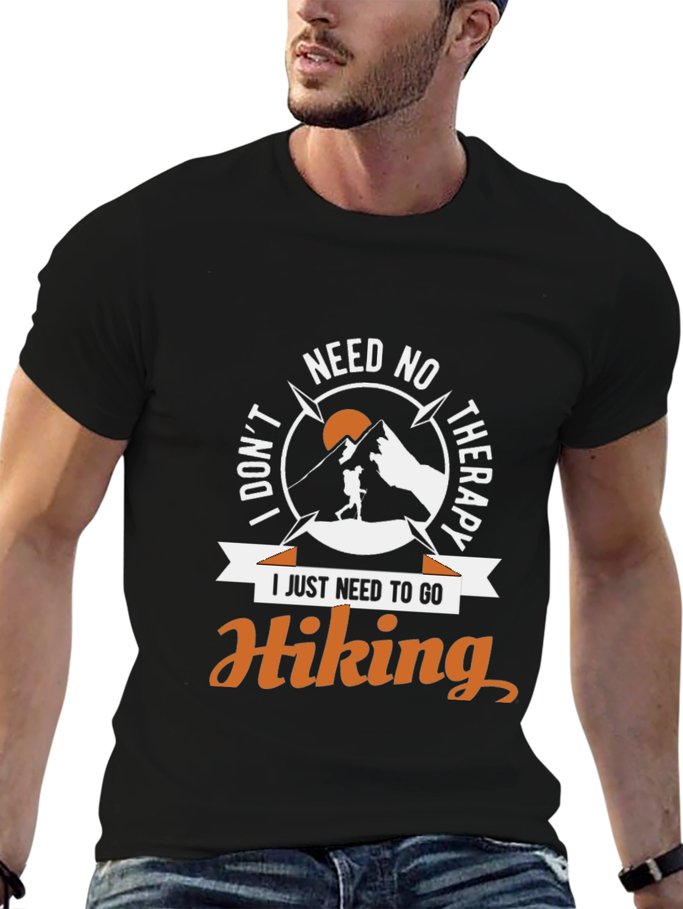 Hiking Therapy T-Shirt - Adventure Awaits!