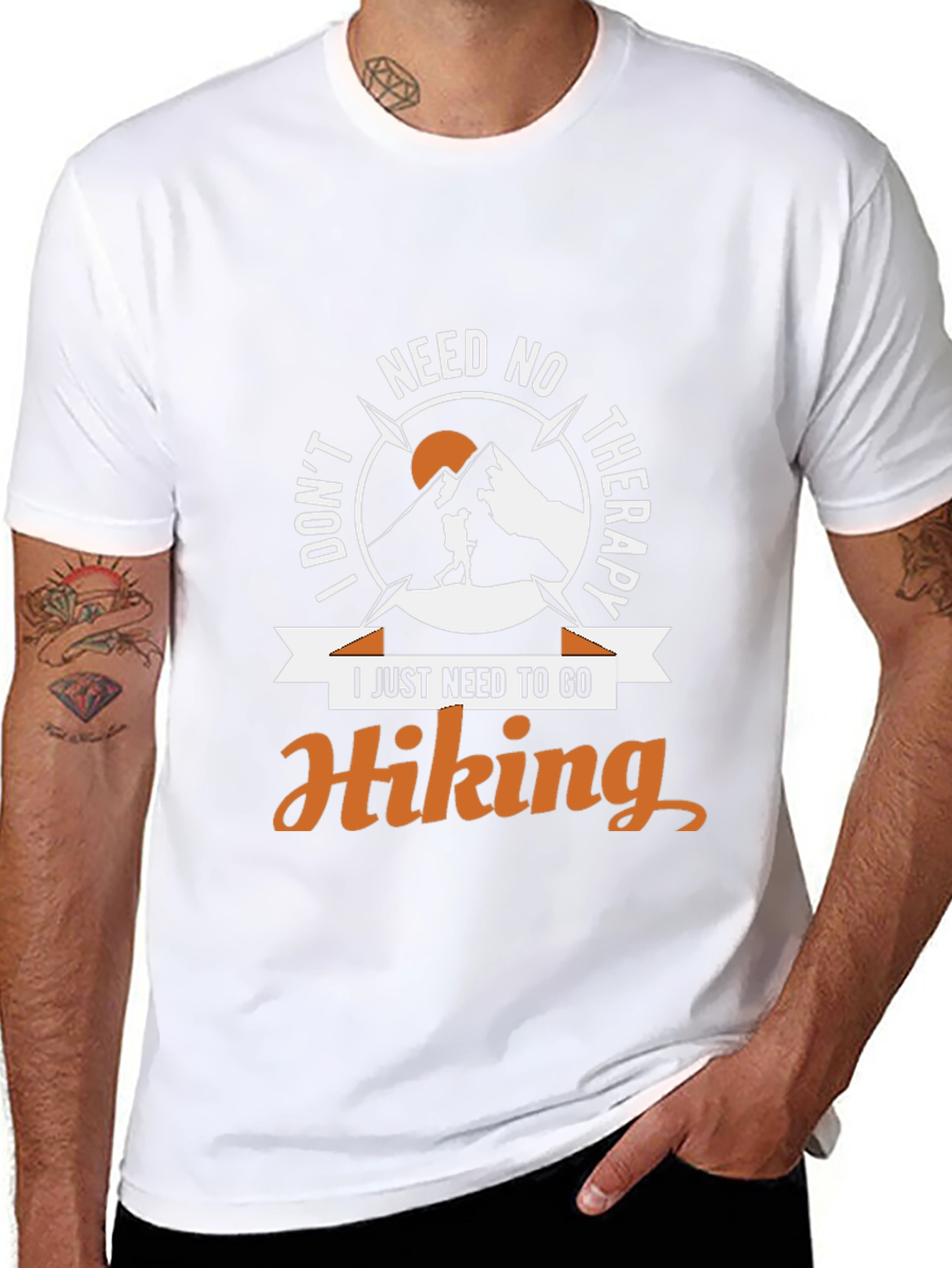 Hiking Therapy T-Shirt - Adventure Awaits!