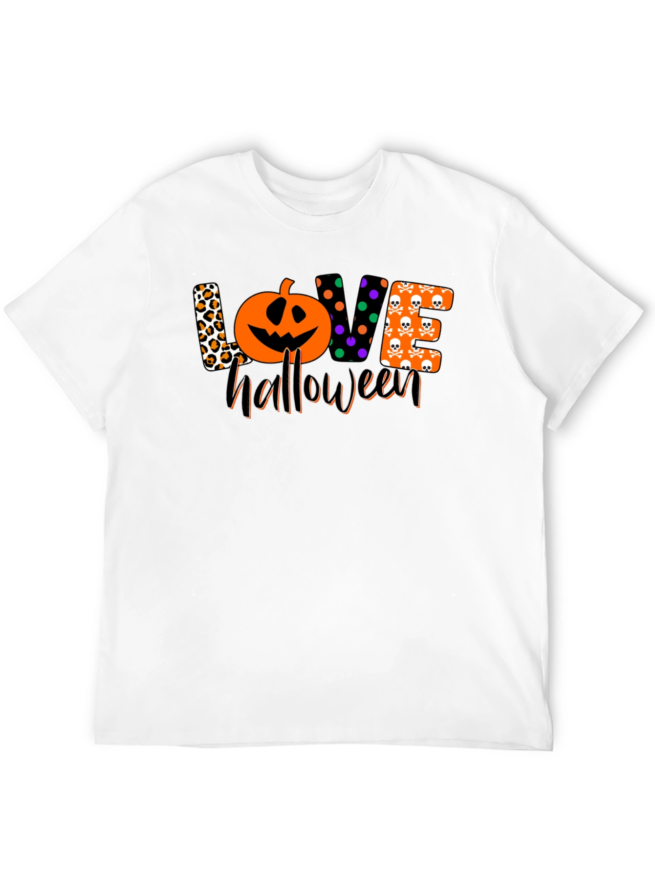 Love Halloween Black T-Shirt