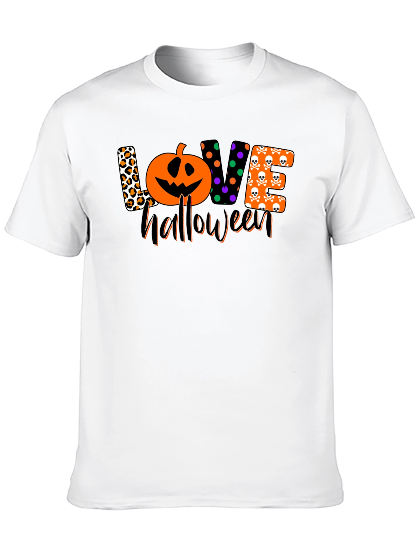 Love Halloween Black T-Shirt