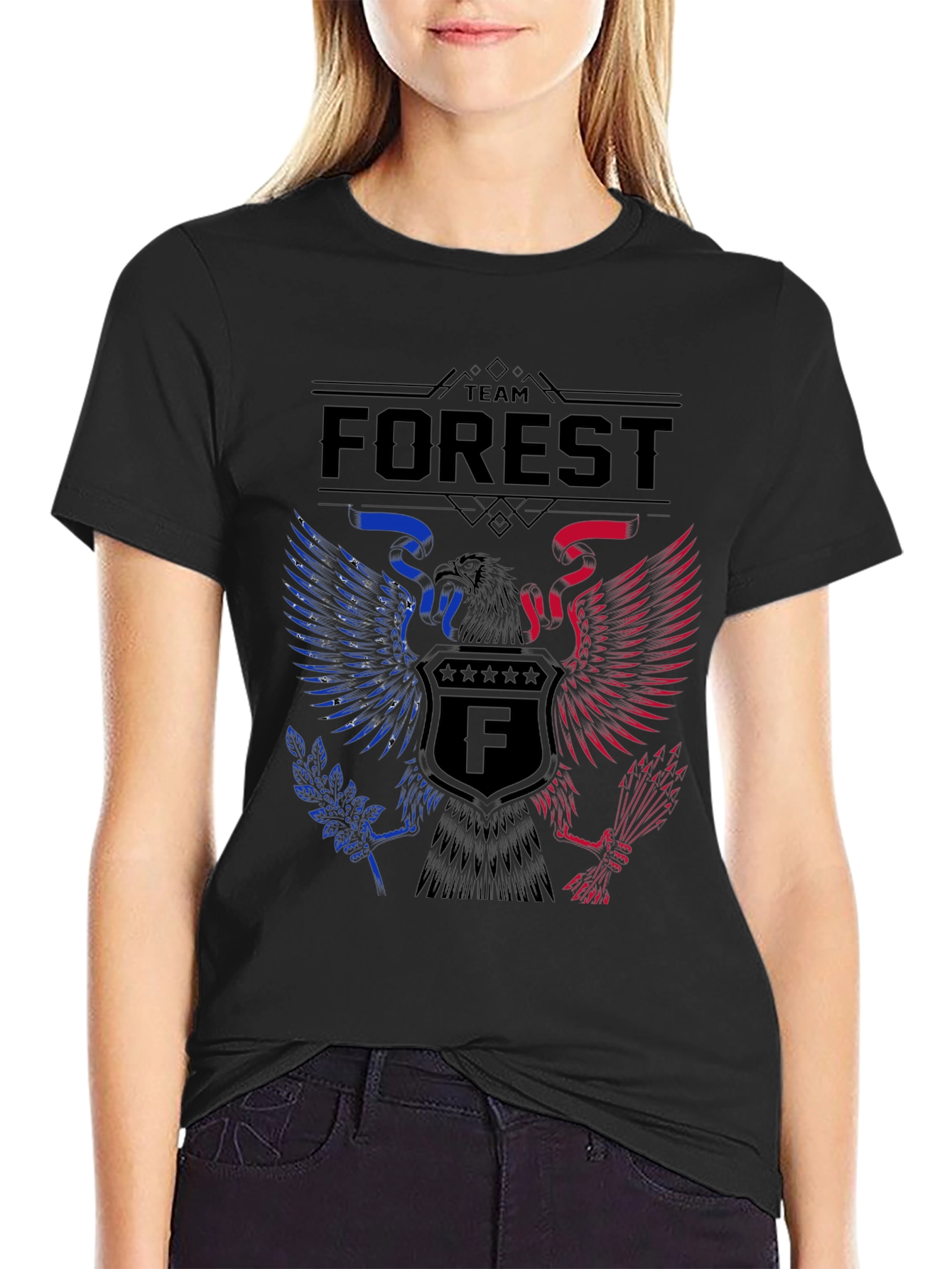 Team Forest Eagle Graphic T-Shirt