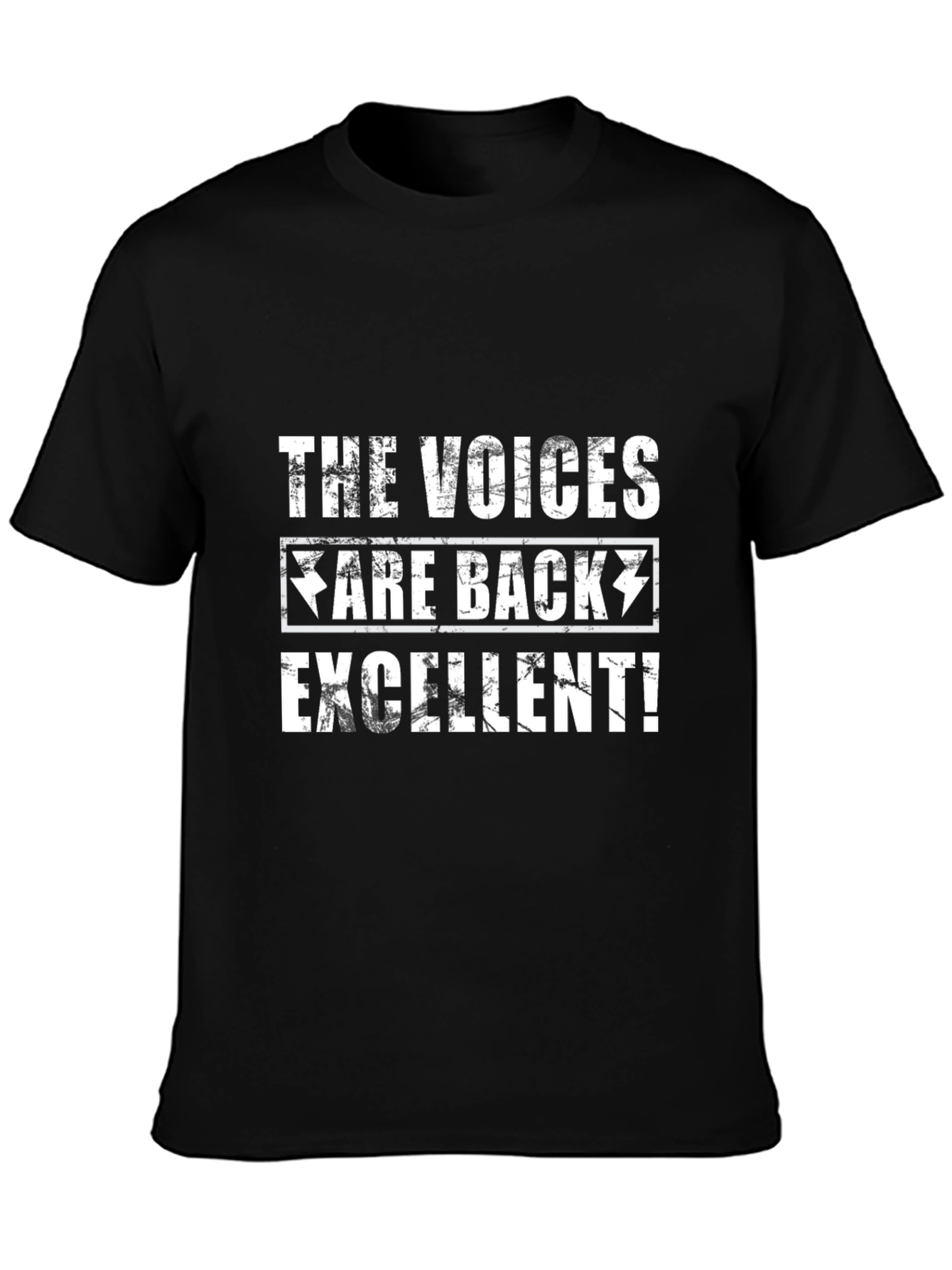 Humorous The Voices Are Back Graphic T-Shirt