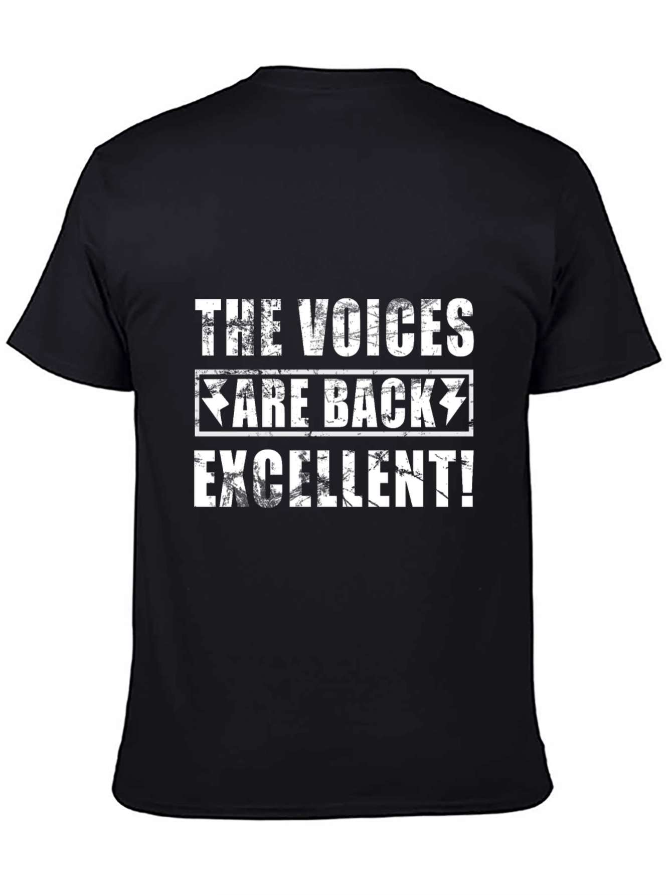 Humorous The Voices Are Back Graphic T-Shirt