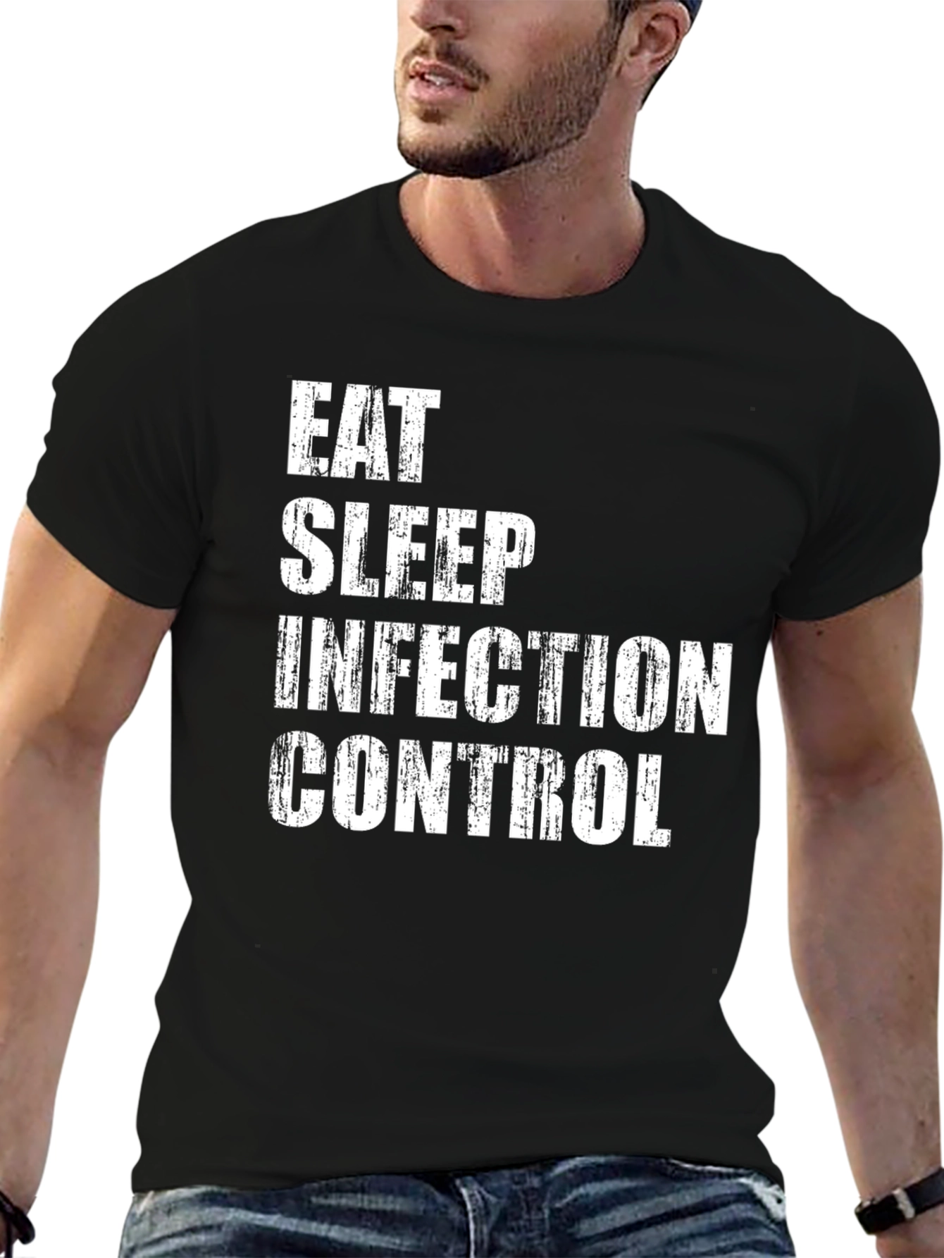 Eat Sleep Infection Control Graphic Tee