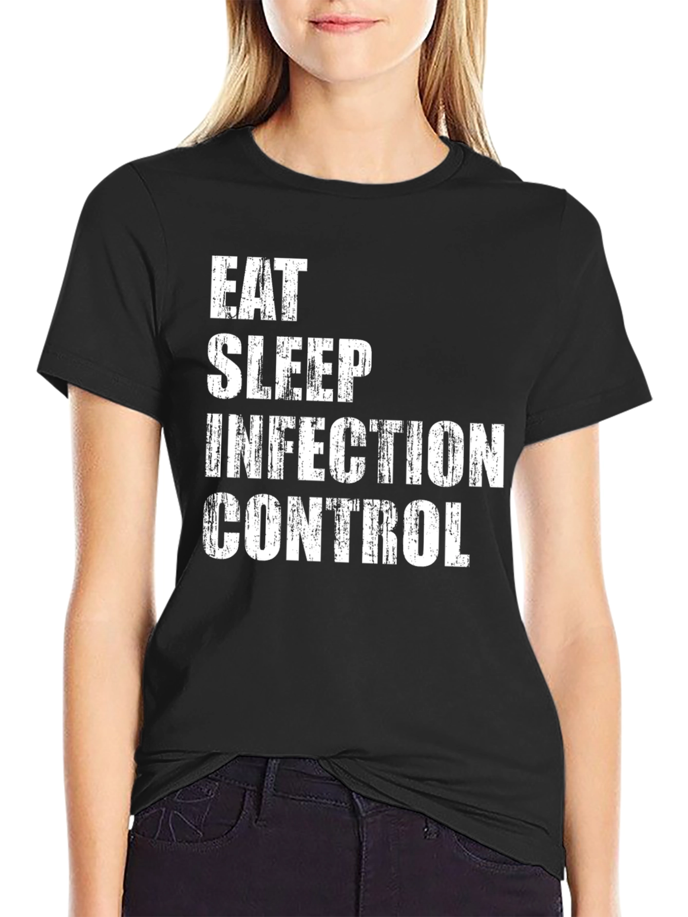 Eat Sleep Infection Control Graphic Tee