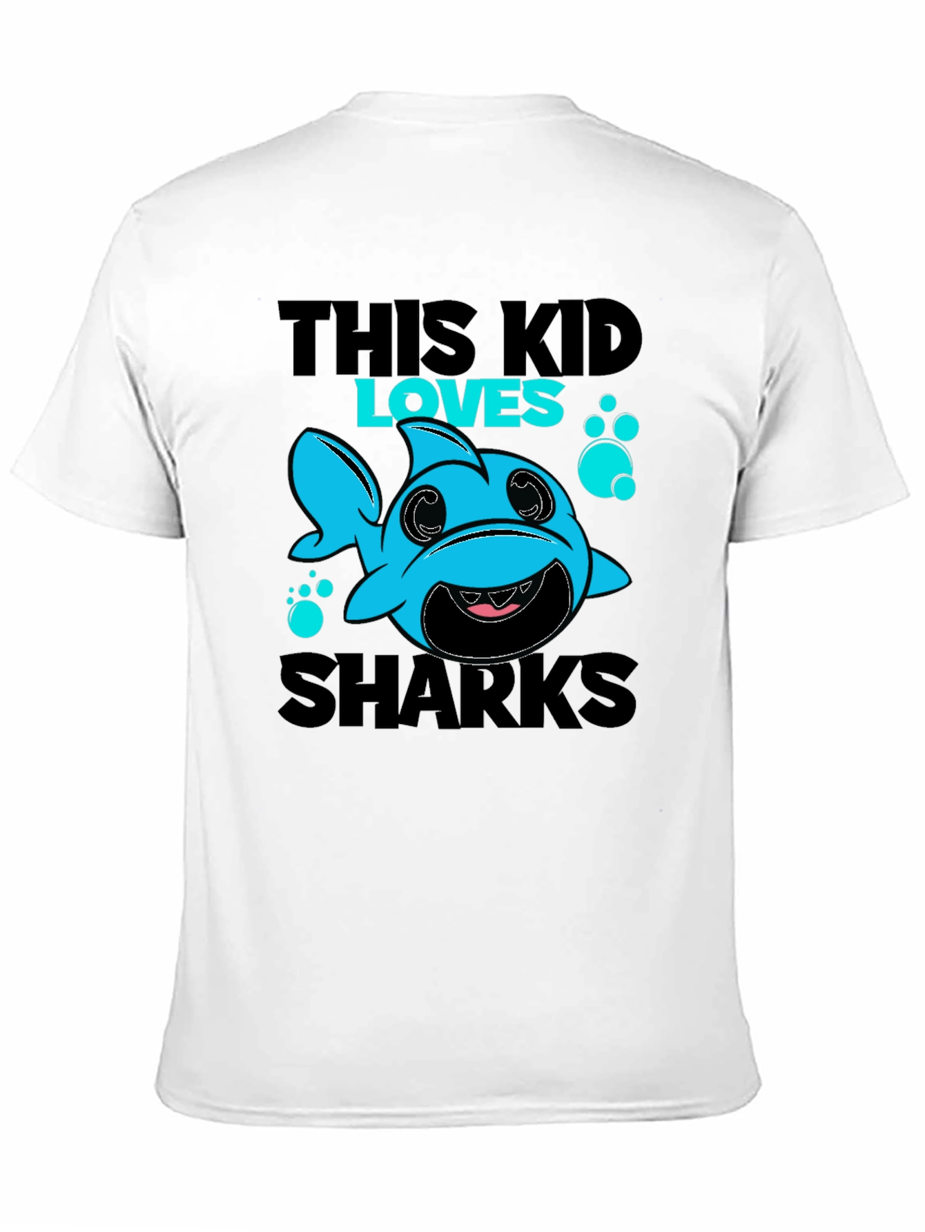 This Kid Loves Sharks T-Shirt Cute Baby Shark Design