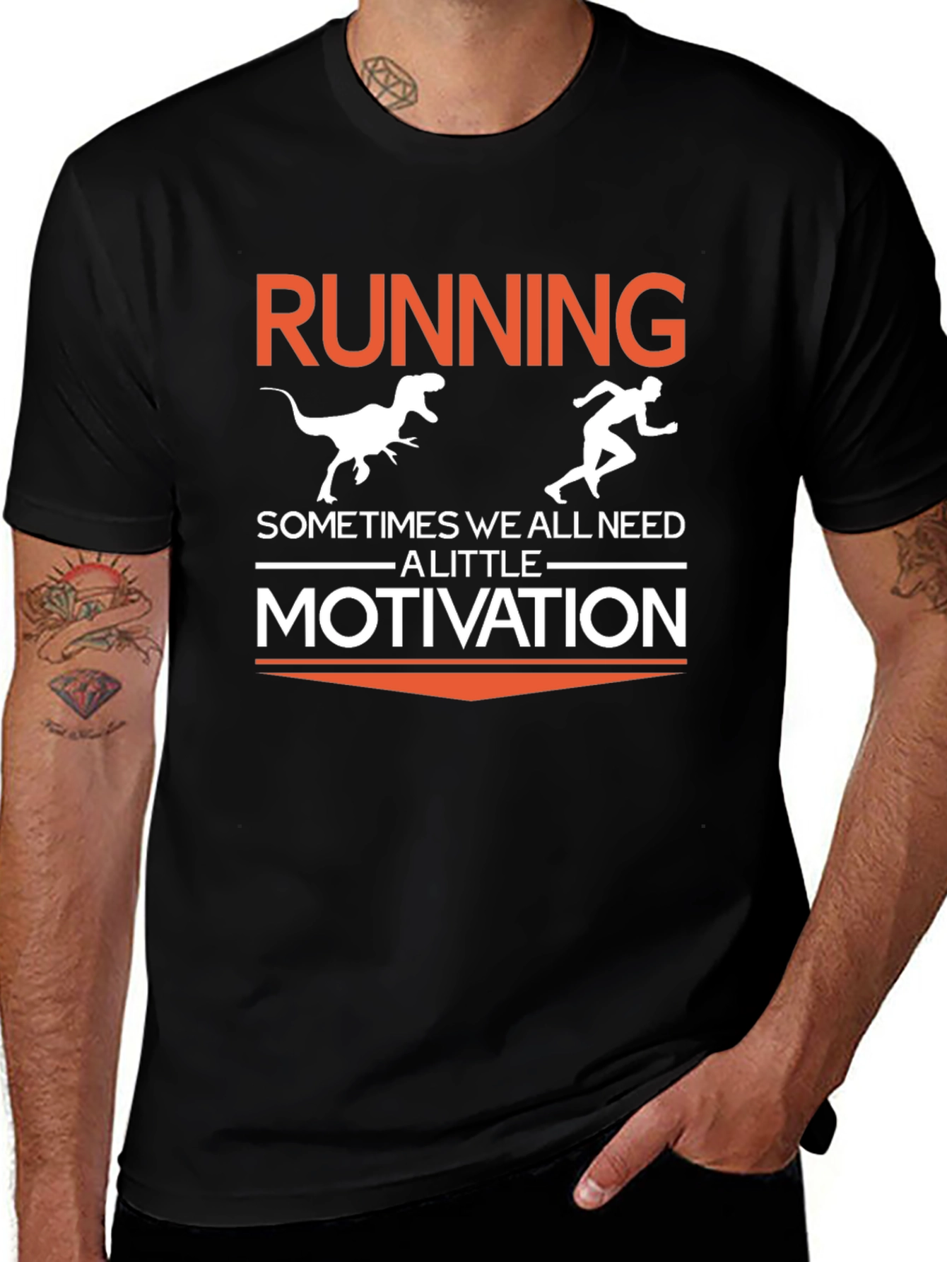Running Motivation Graphic T-Shirt