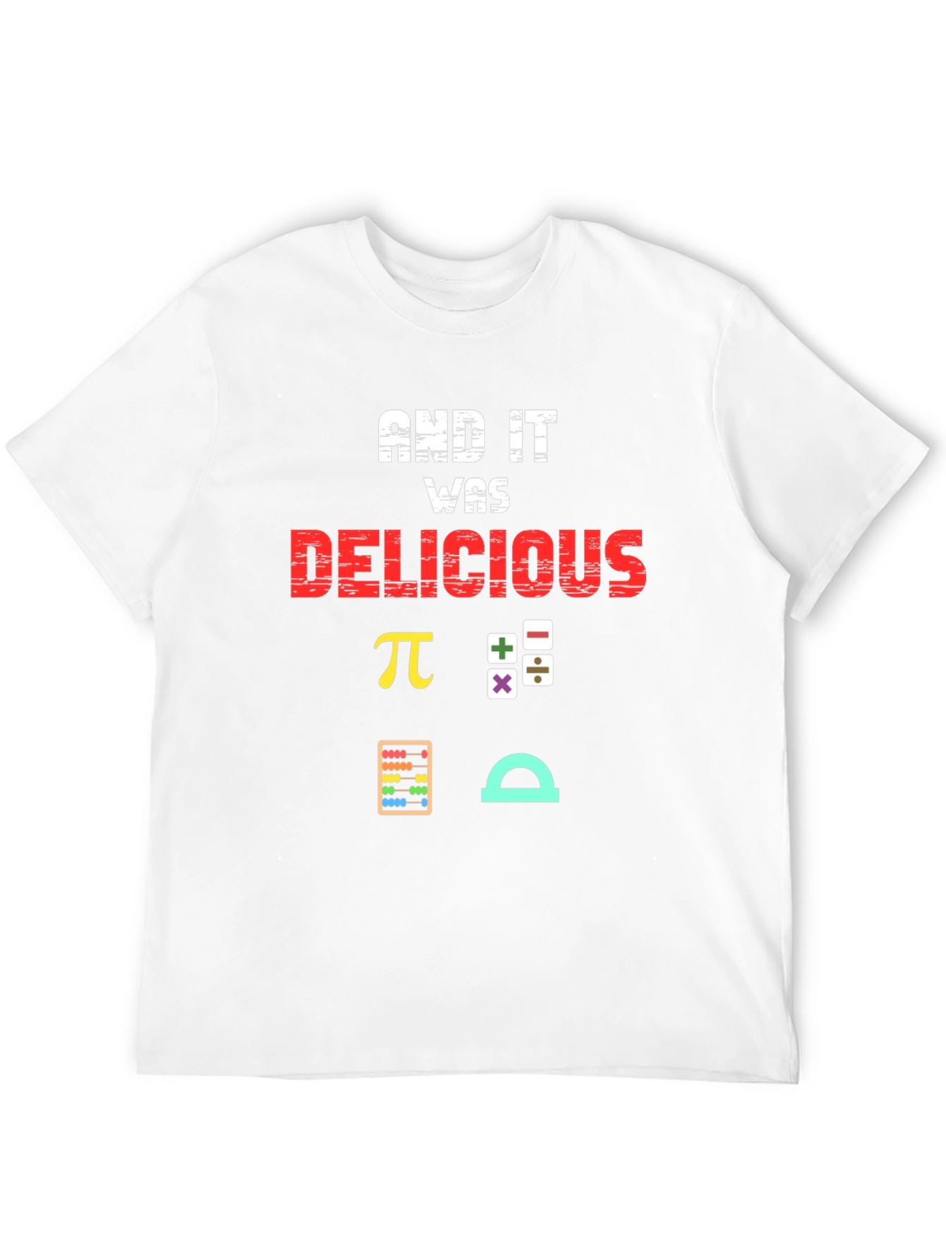 Math Delicious Black Graphic Tee