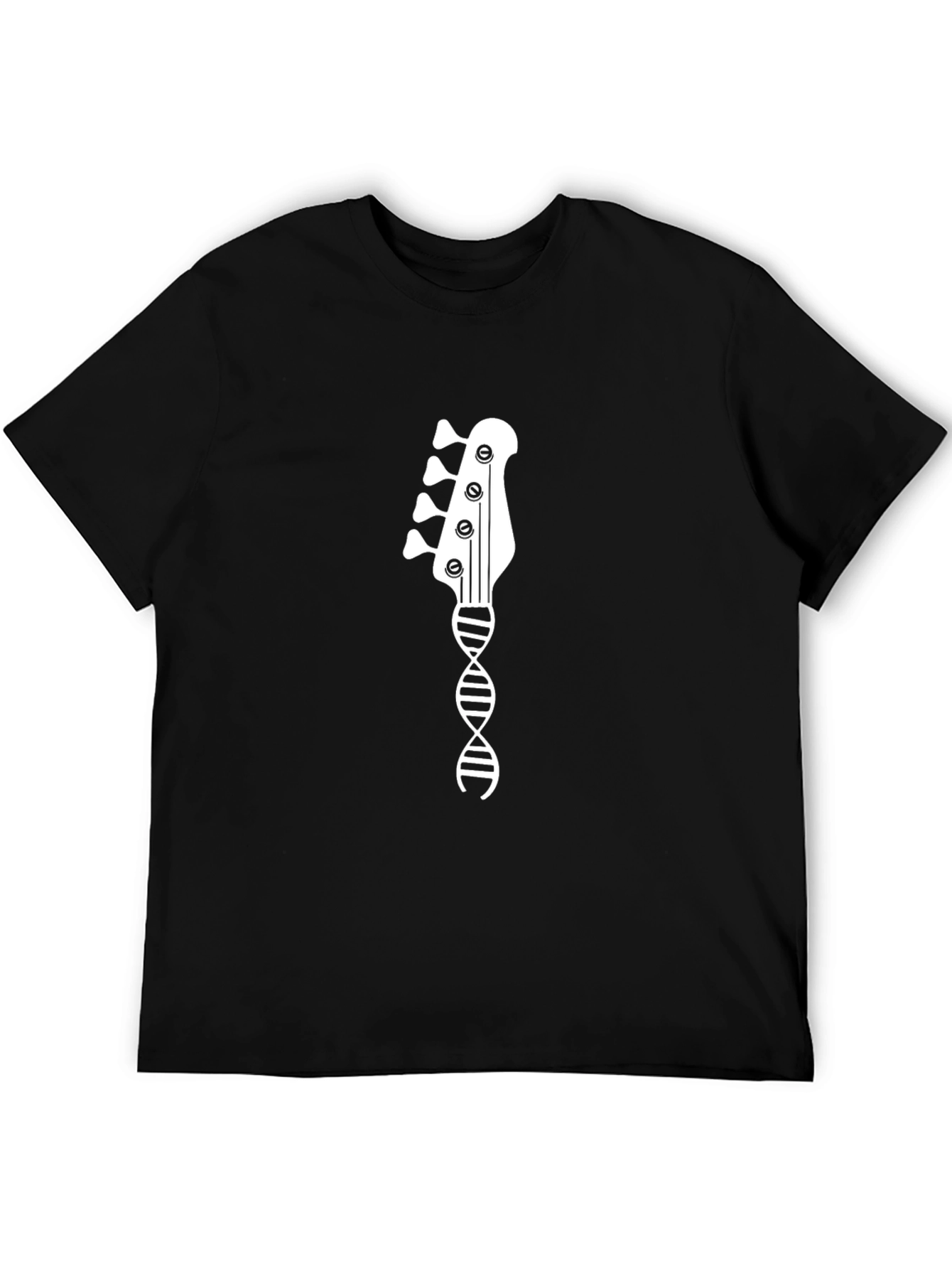 Bass Guitar DNA Graphic T-Shirt - Music Lover Tee