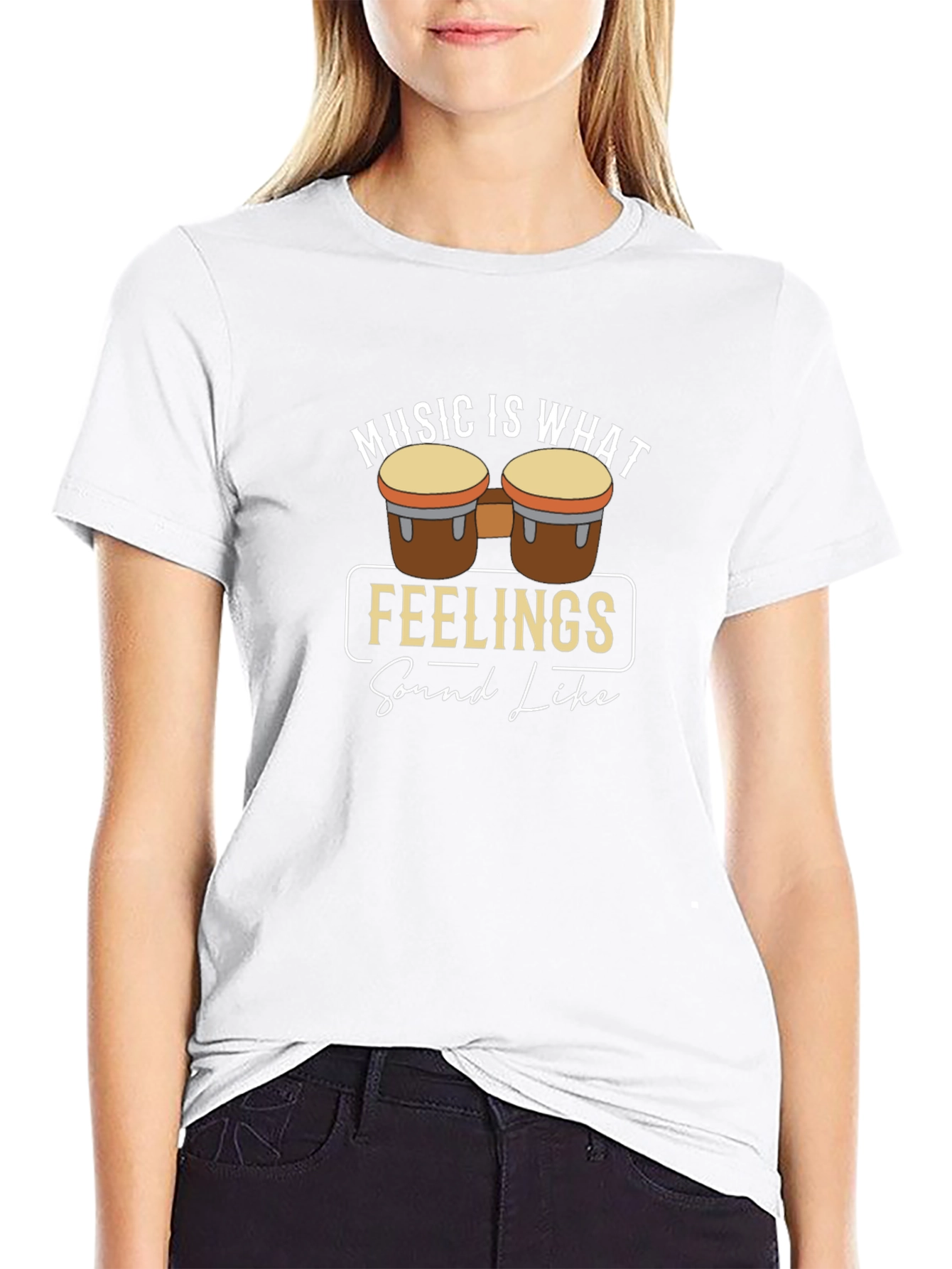 Music is What Feelings Sound Like T-Shirt