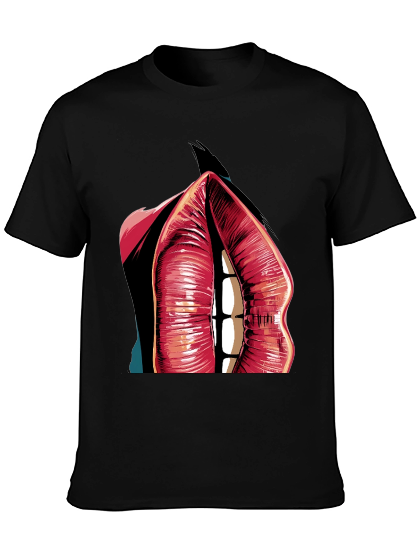Lip Art Graphic T-Shirt