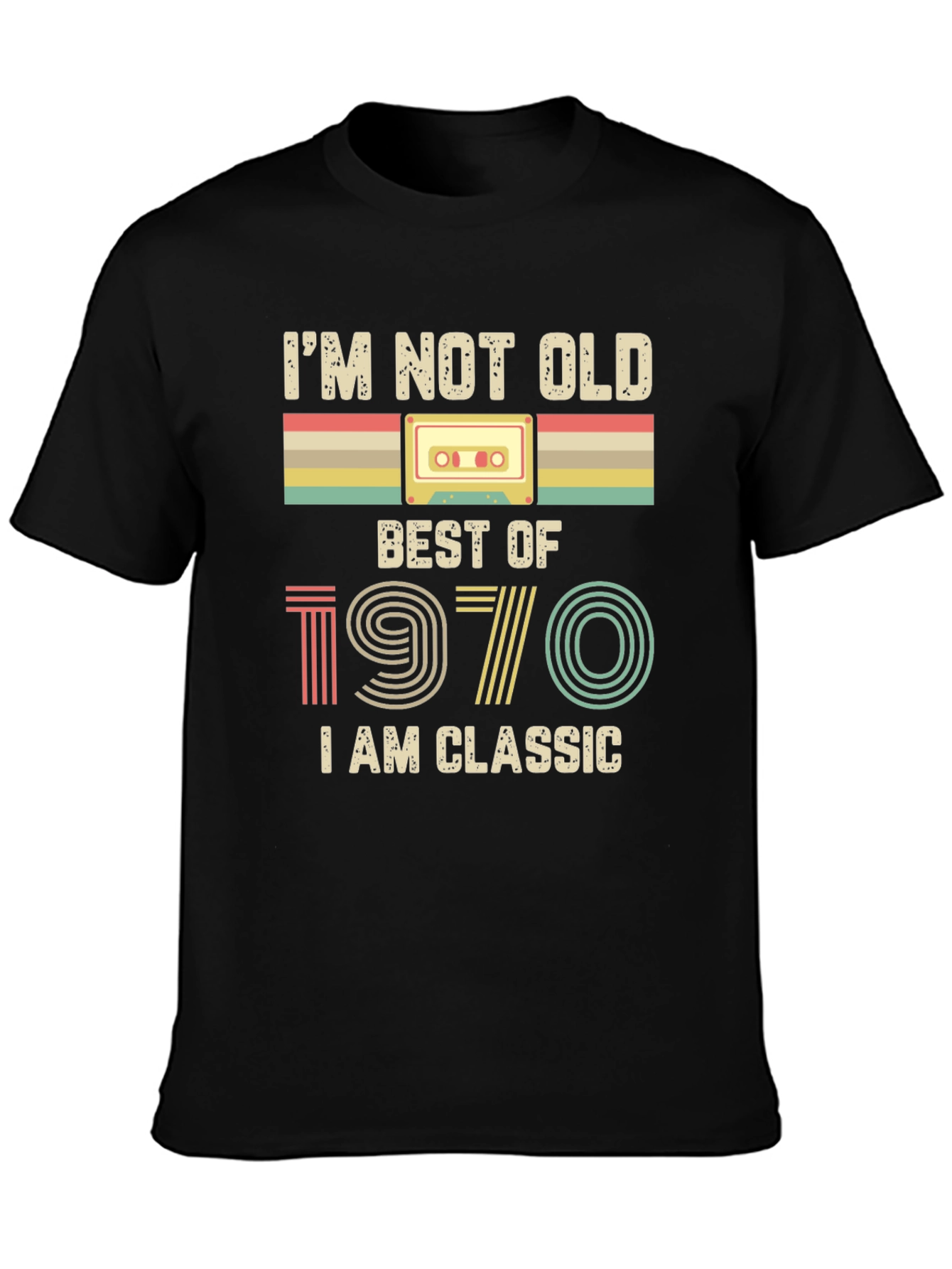Retro Best of 1970 Graphic Tee