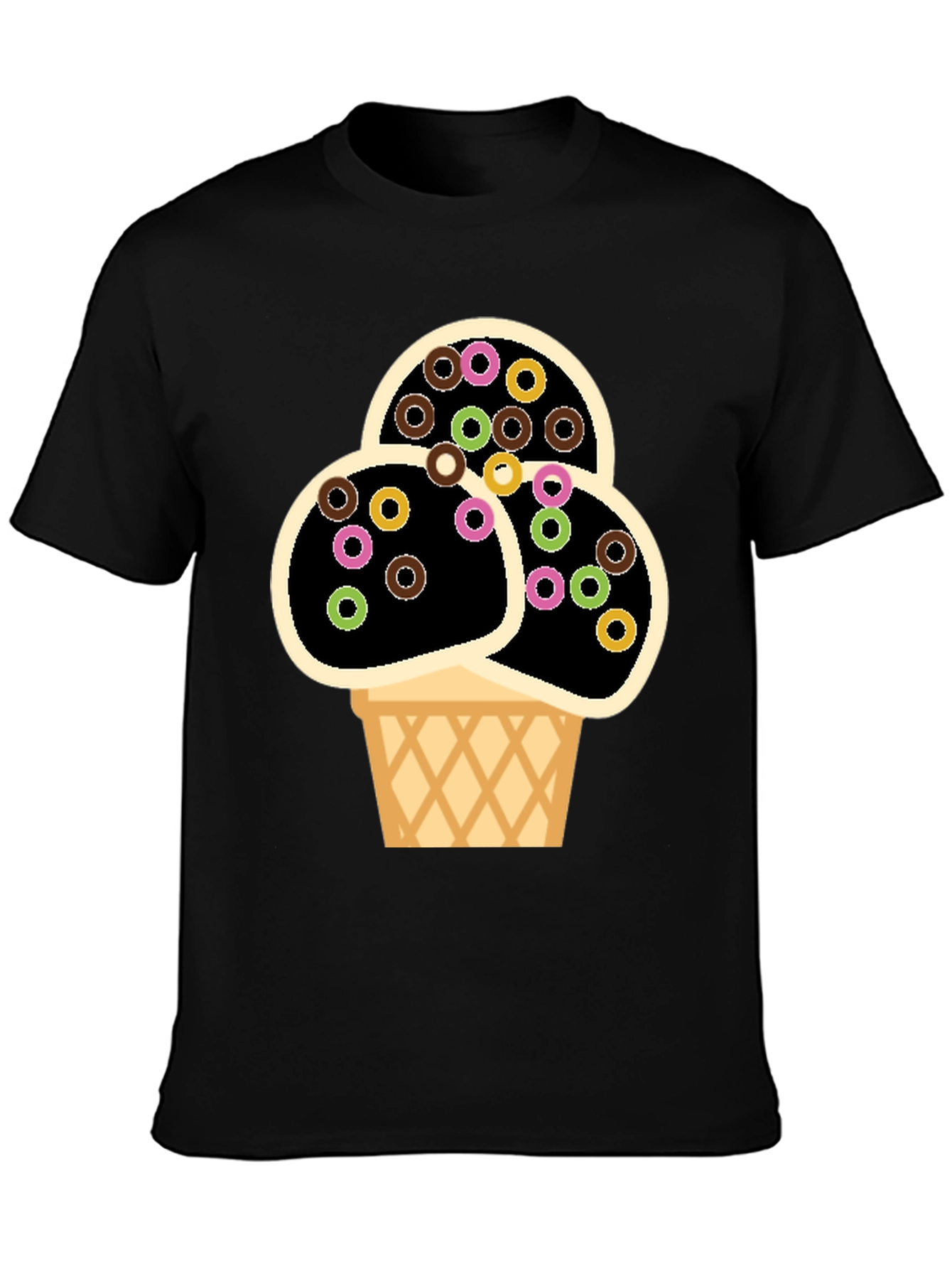 Novelty Ice Cream T-Shirt - Fun Dessert Graphic Tee