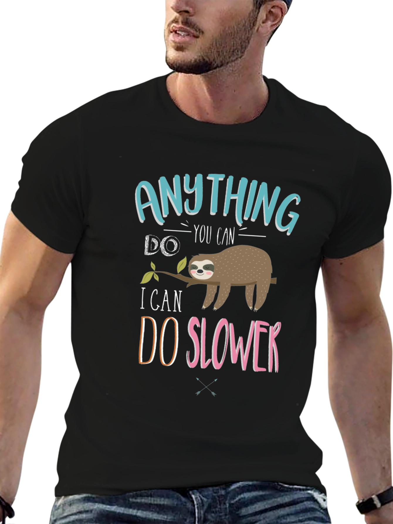 Funny Sloth Graphic T-Shirt