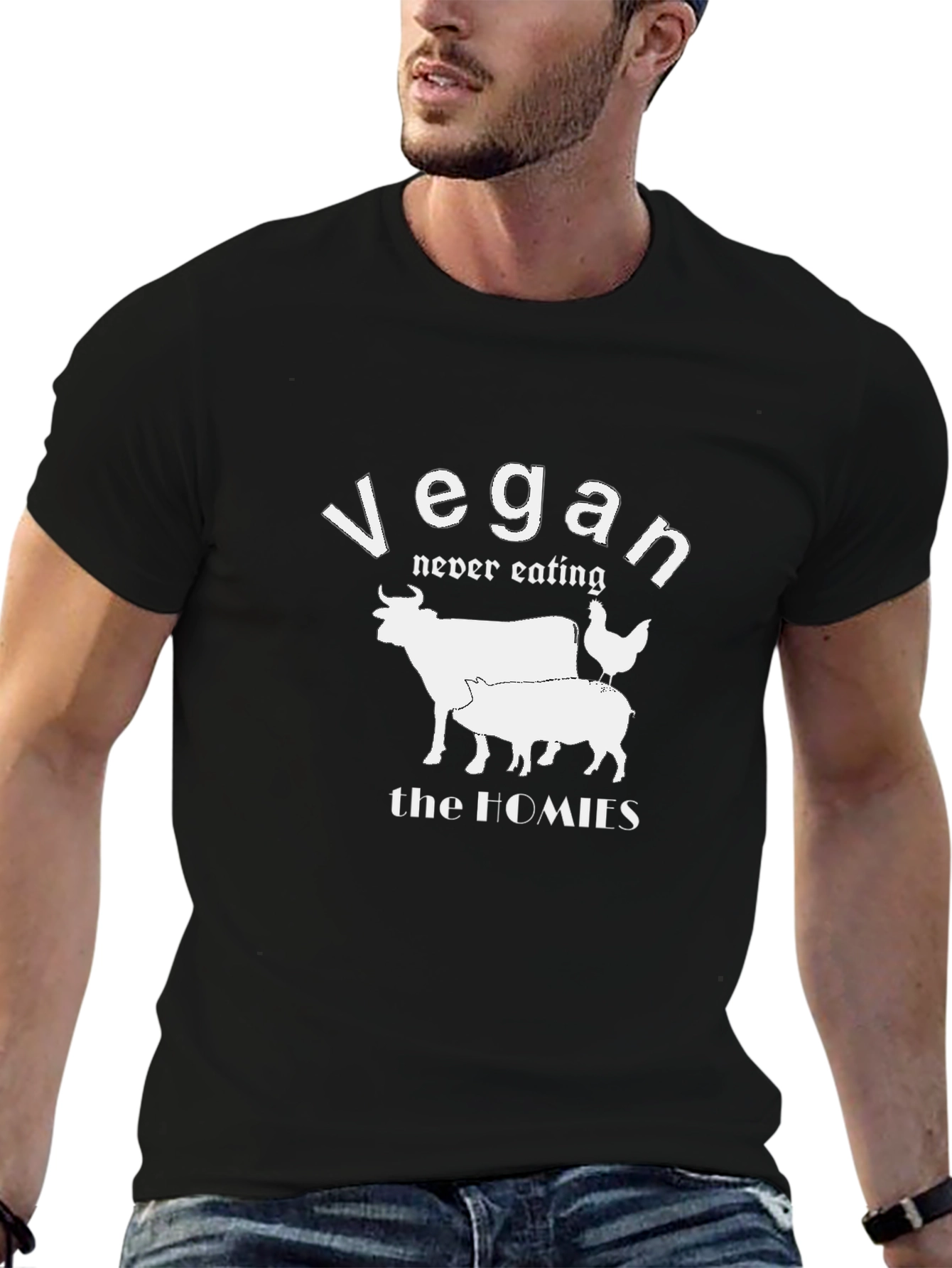 Vegan Never Eating The Homies T-Shirt