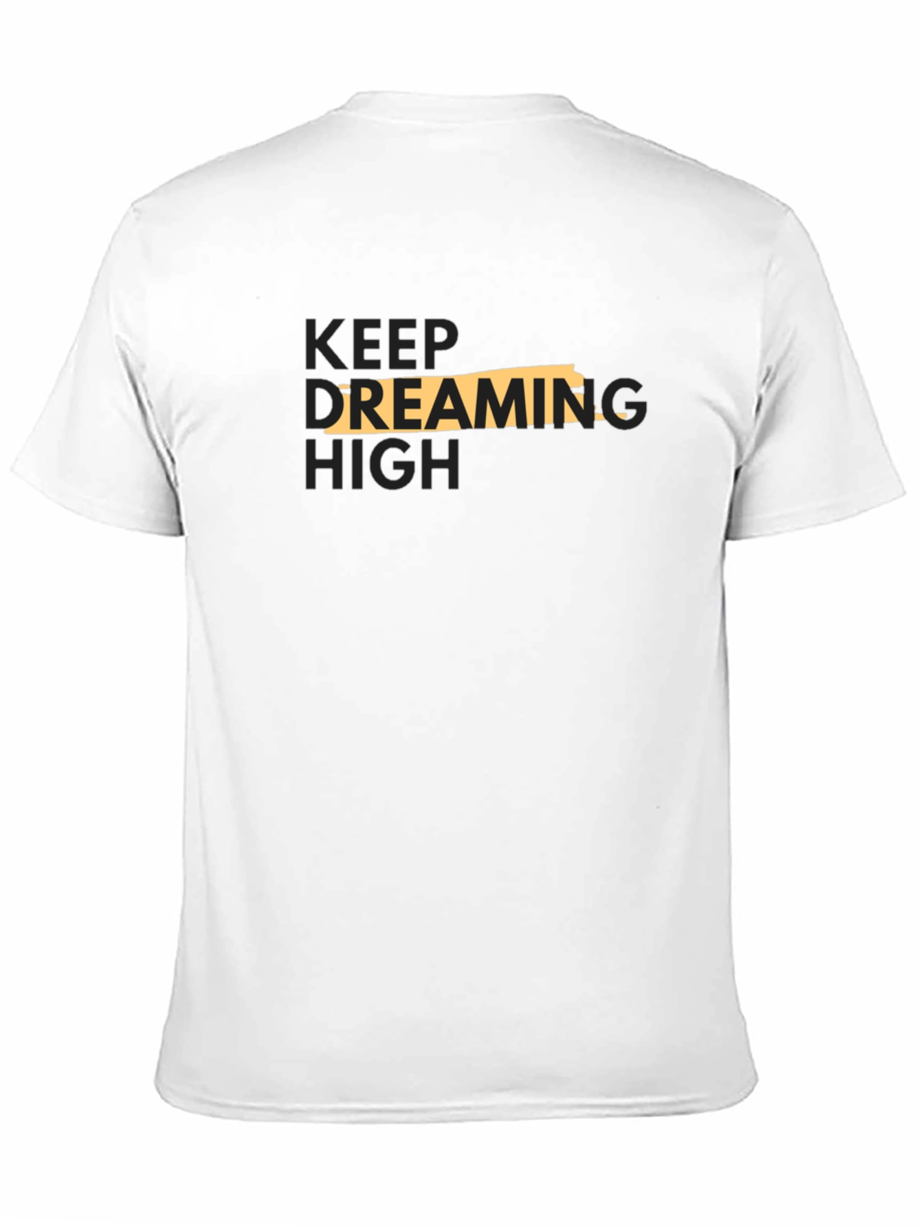 Keep Dreaming High Black Graphic Tee
