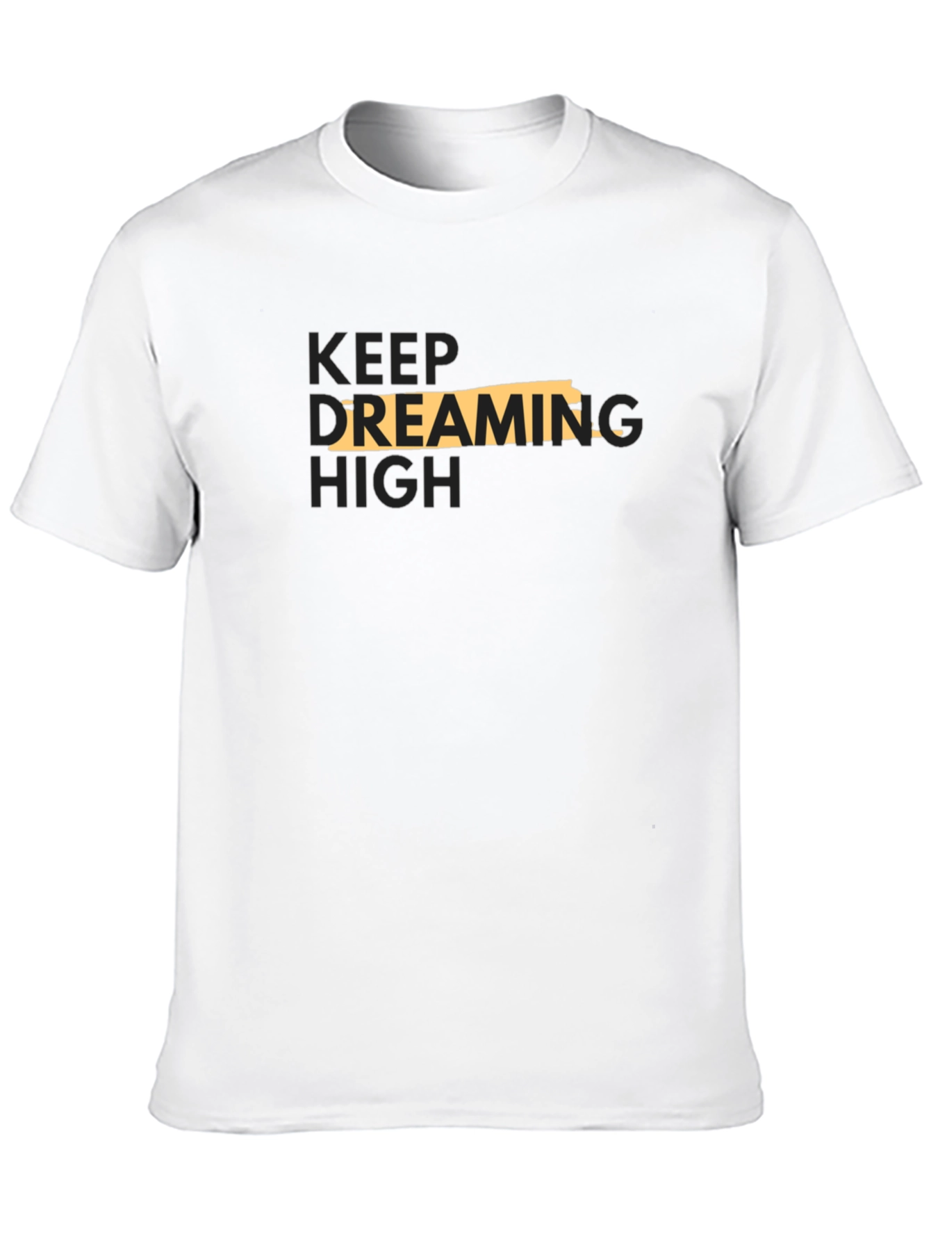 Keep Dreaming High Black Graphic Tee