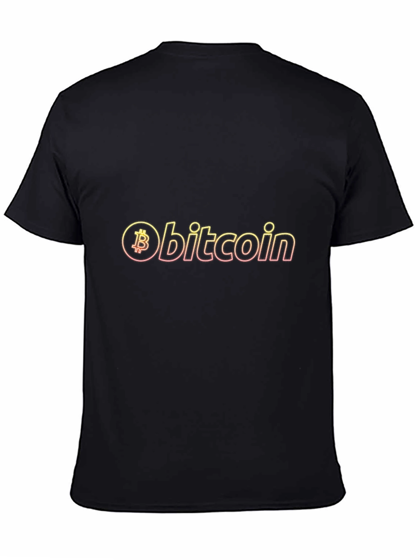 Bitcoin Crypto Black T-Shirt - Stylish Bitcoin Design