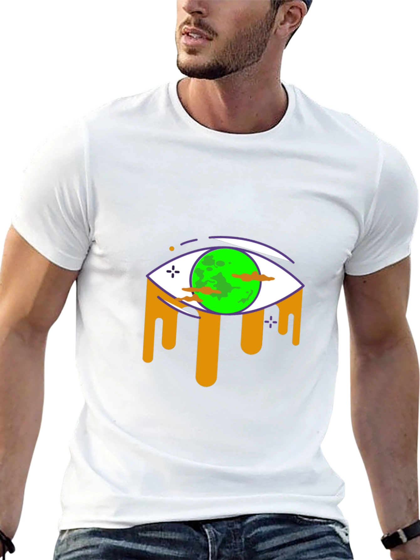 Eye See the World T-Shirt Unique Graphic Tee