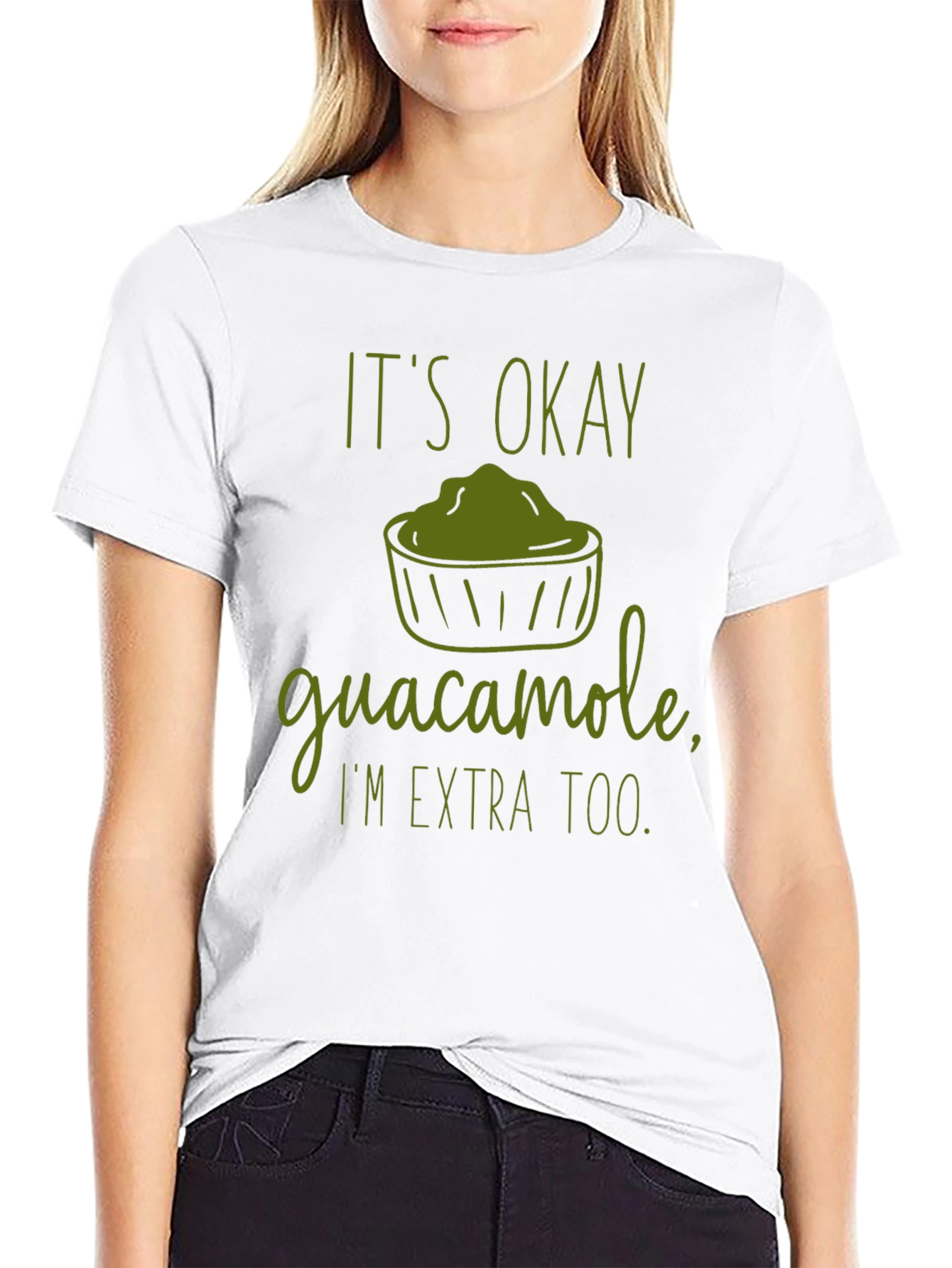Its Okay Guacamole Graphic Tee