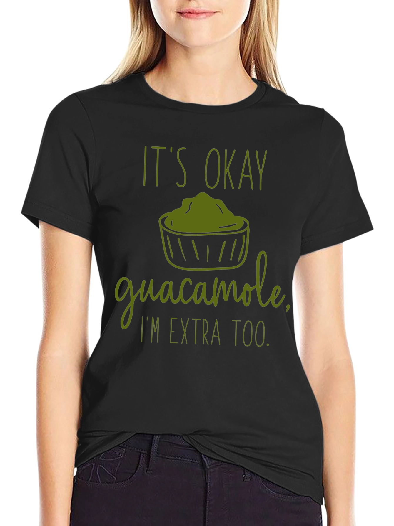 Its Okay Guacamole Graphic Tee