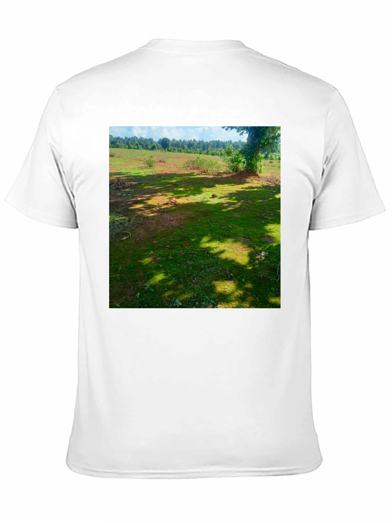 Nature Scene Tee: Casual Comfort Unique Design